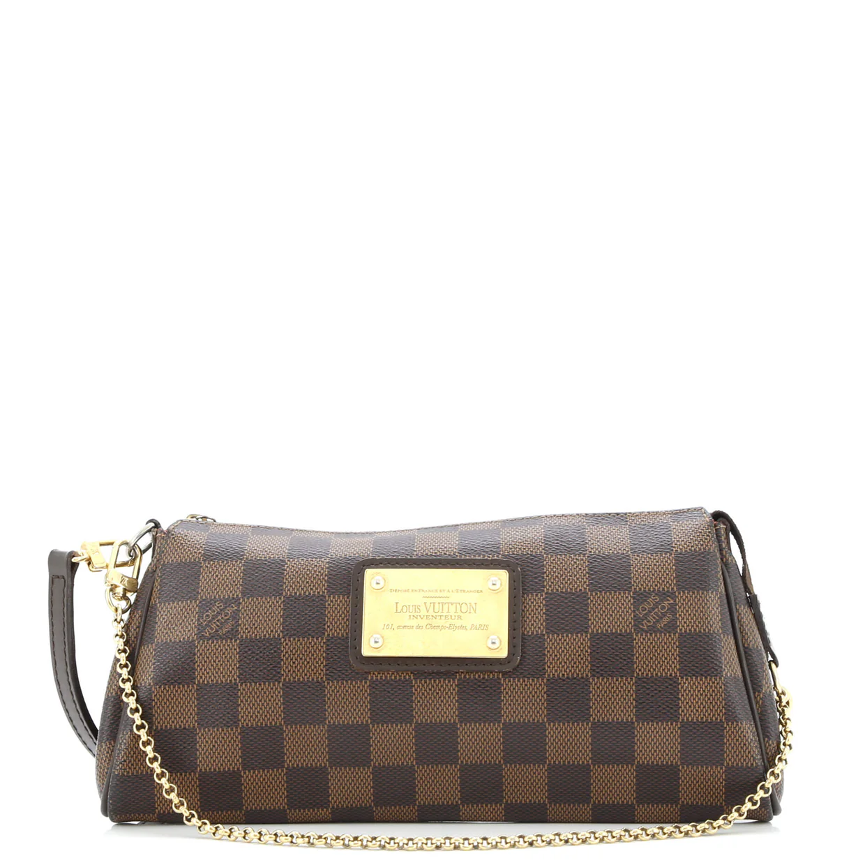 Eva Handbag Damier - Deep Luxury