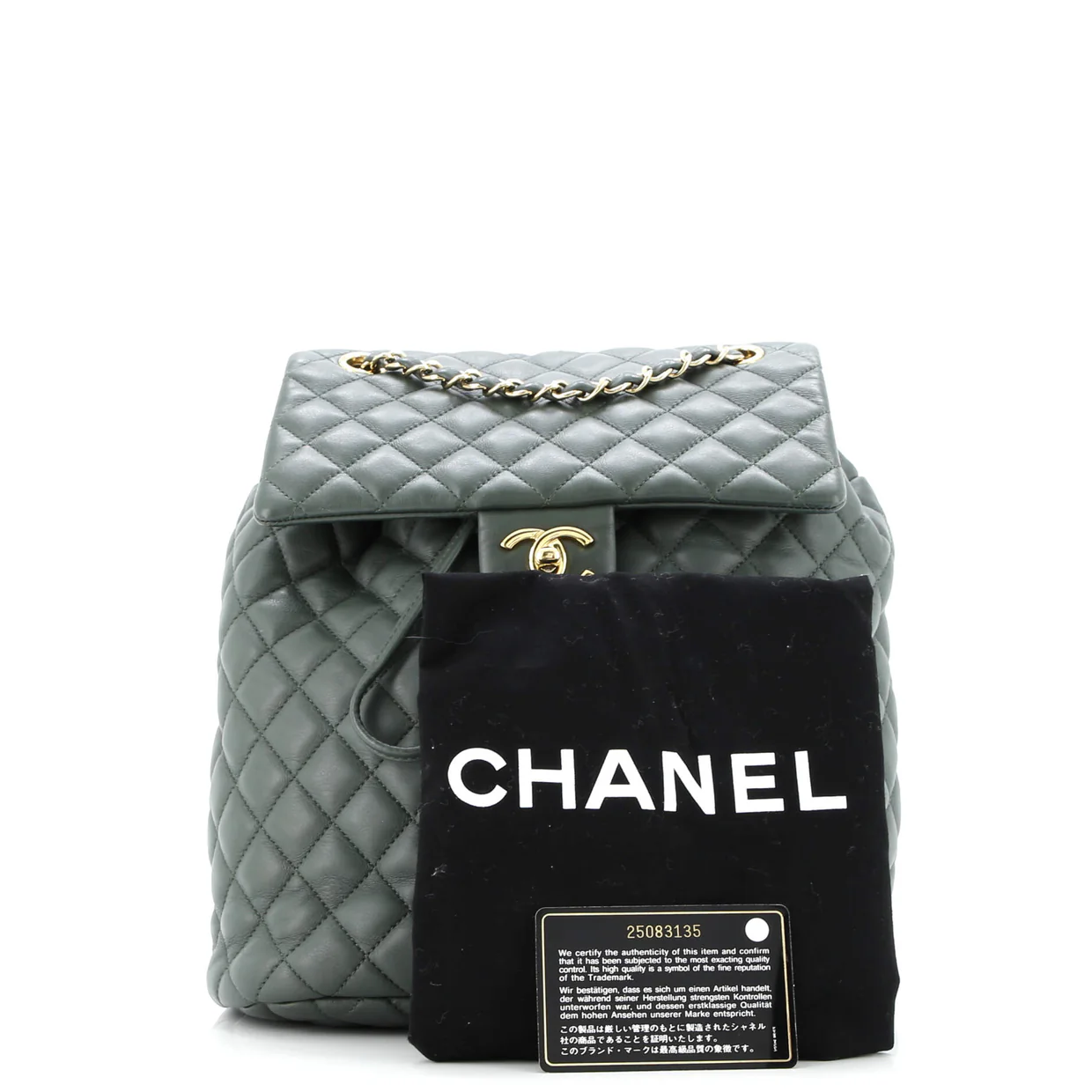 Urban Spirit Backpack Quilted Lambskin Large - Deep Luxury