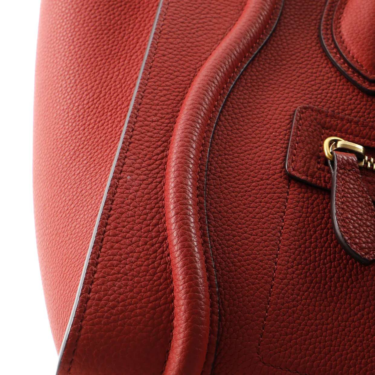 Luggage Bag Grainy Leather Micro - Deep Luxury