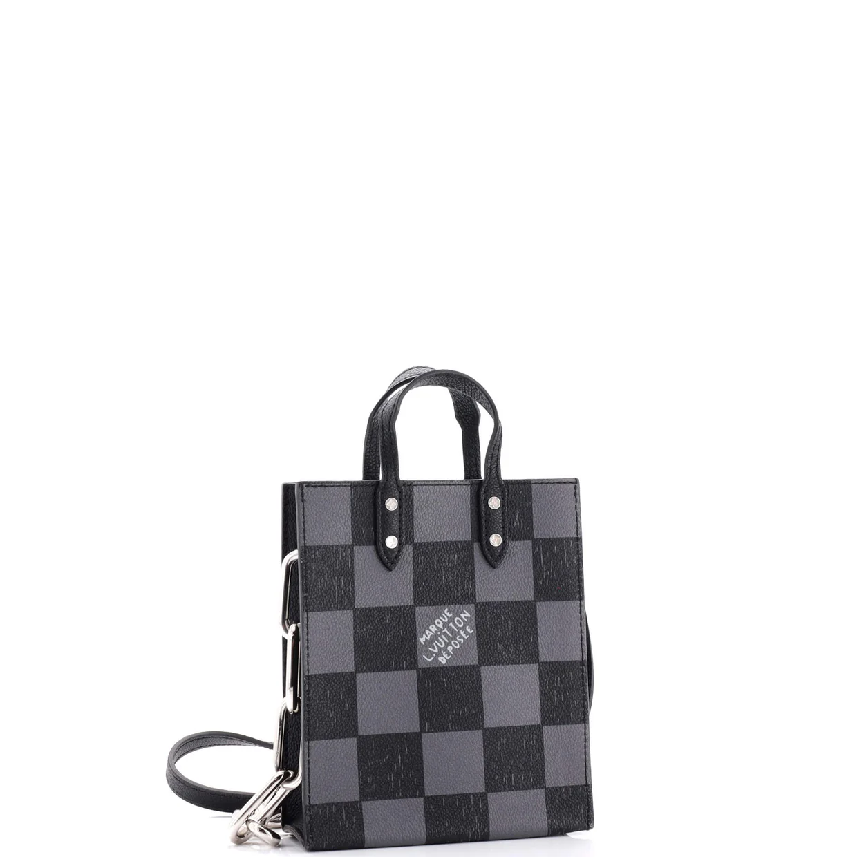 Sac Plat Bag Limited Edition Marque Deposee Damier Giant XS - Deep Luxury