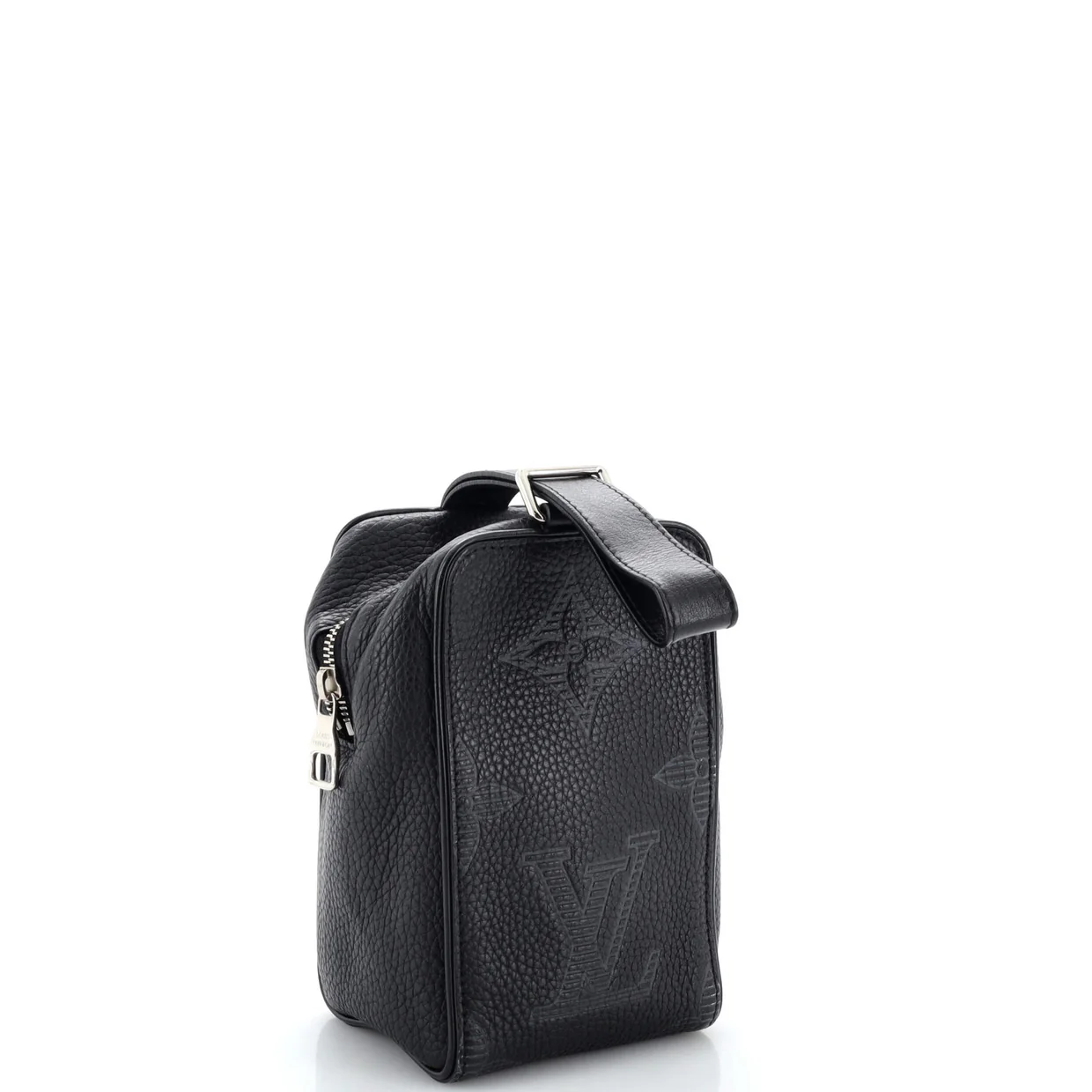 Wash Pouch Monogram Shadow Giant Taurillon Leather - Deep Luxury