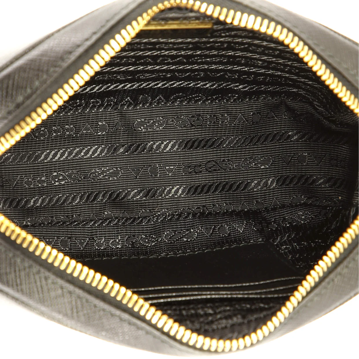 Monochrome Camera Bag Saffiano Leather Small - Deep Luxury
