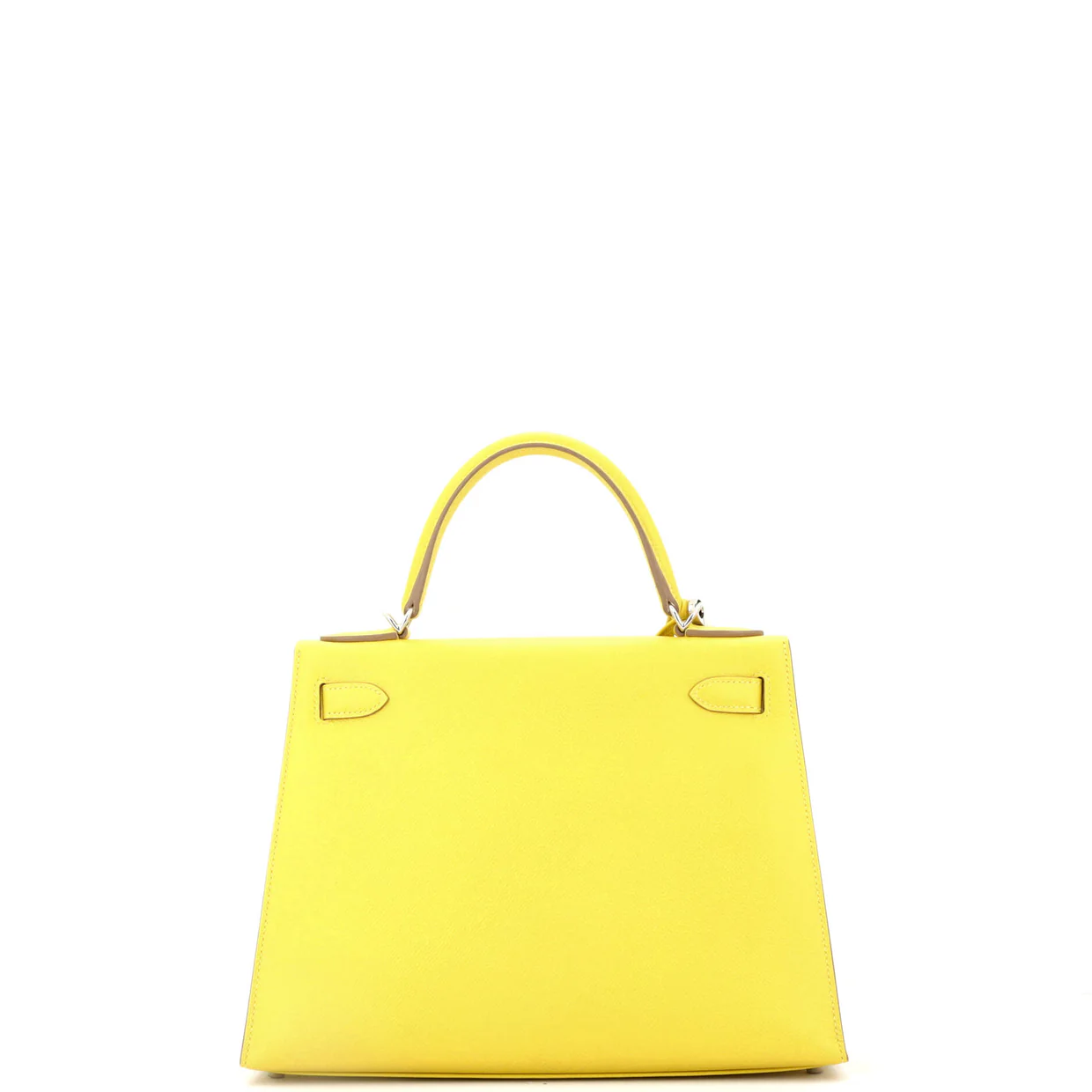 Kelly Handbag Lime Epsom with Palladium Hardware 28 - Deep Luxury