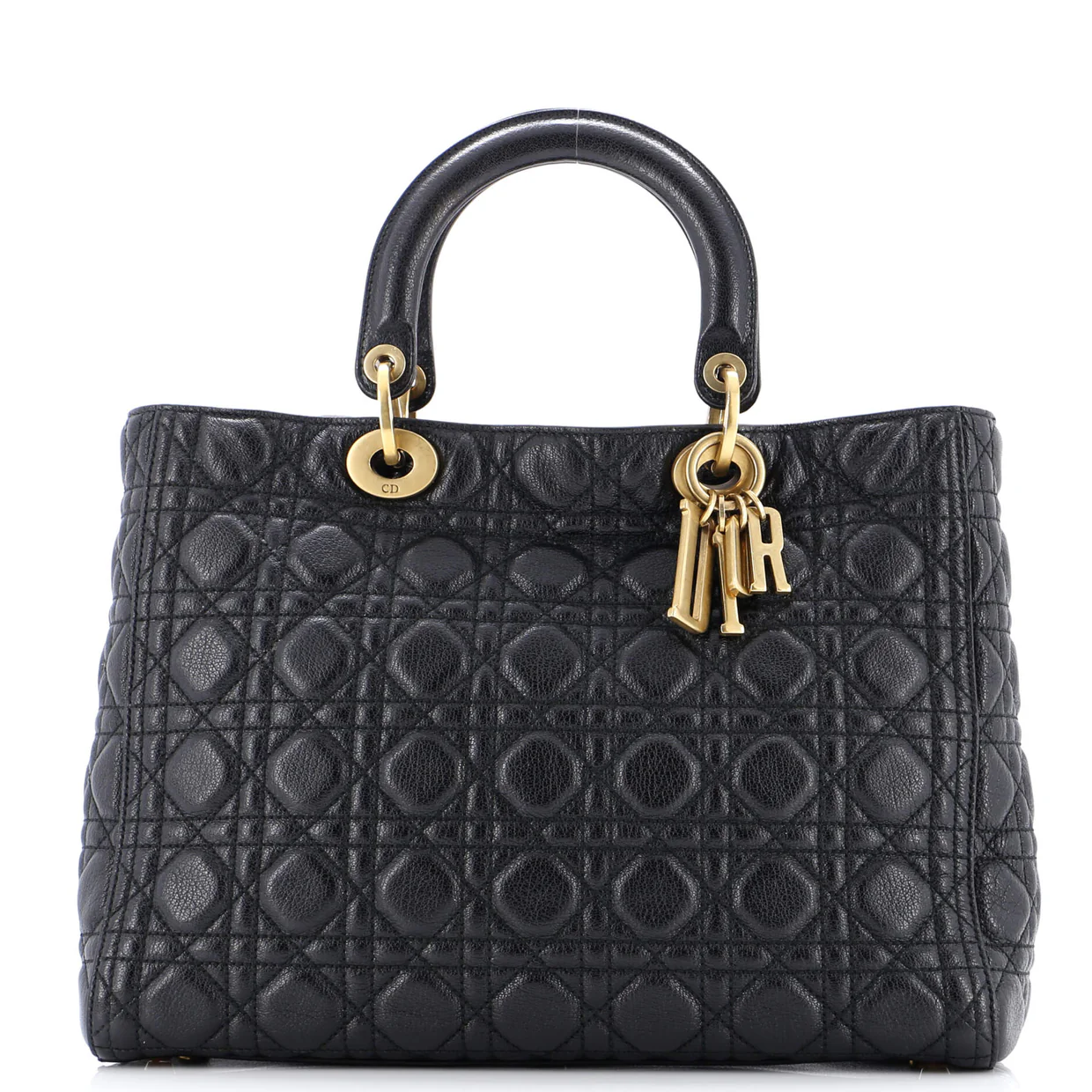 Supple Lady Dior Bag Cannage Quilt Leather Large - Deep Luxury