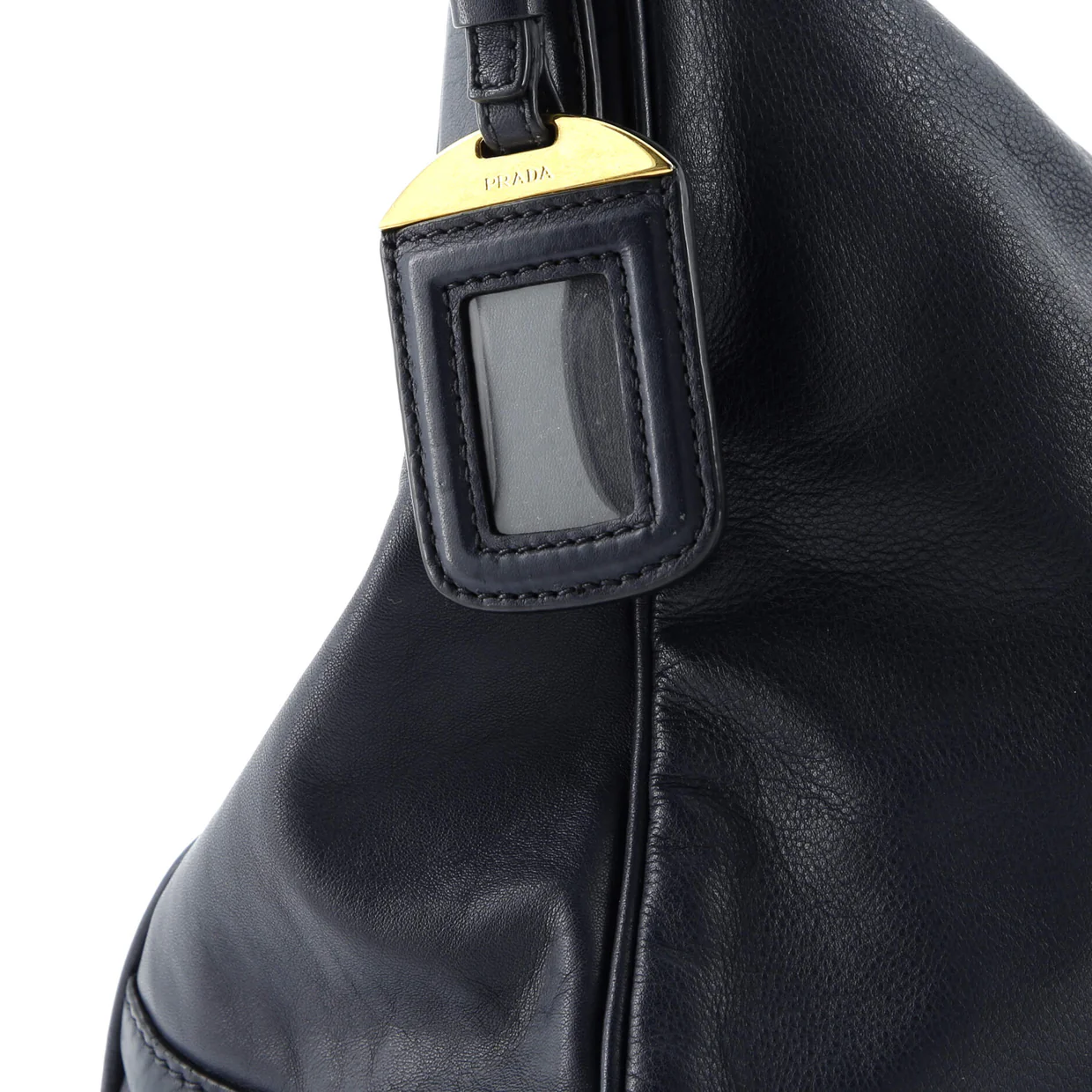 Zip Top Hobo Vitello Daino Medium - Deep Luxury