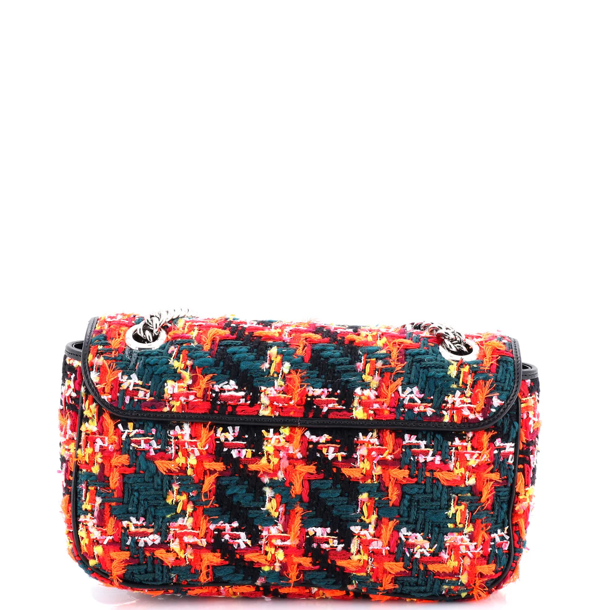 GG Marmont Flap Bag Tweed Small - Deep Luxury