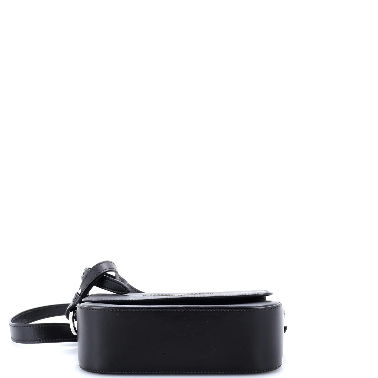 Identity Flap Shoulder Bag Saffiano with City Calf Small - Deep Luxury