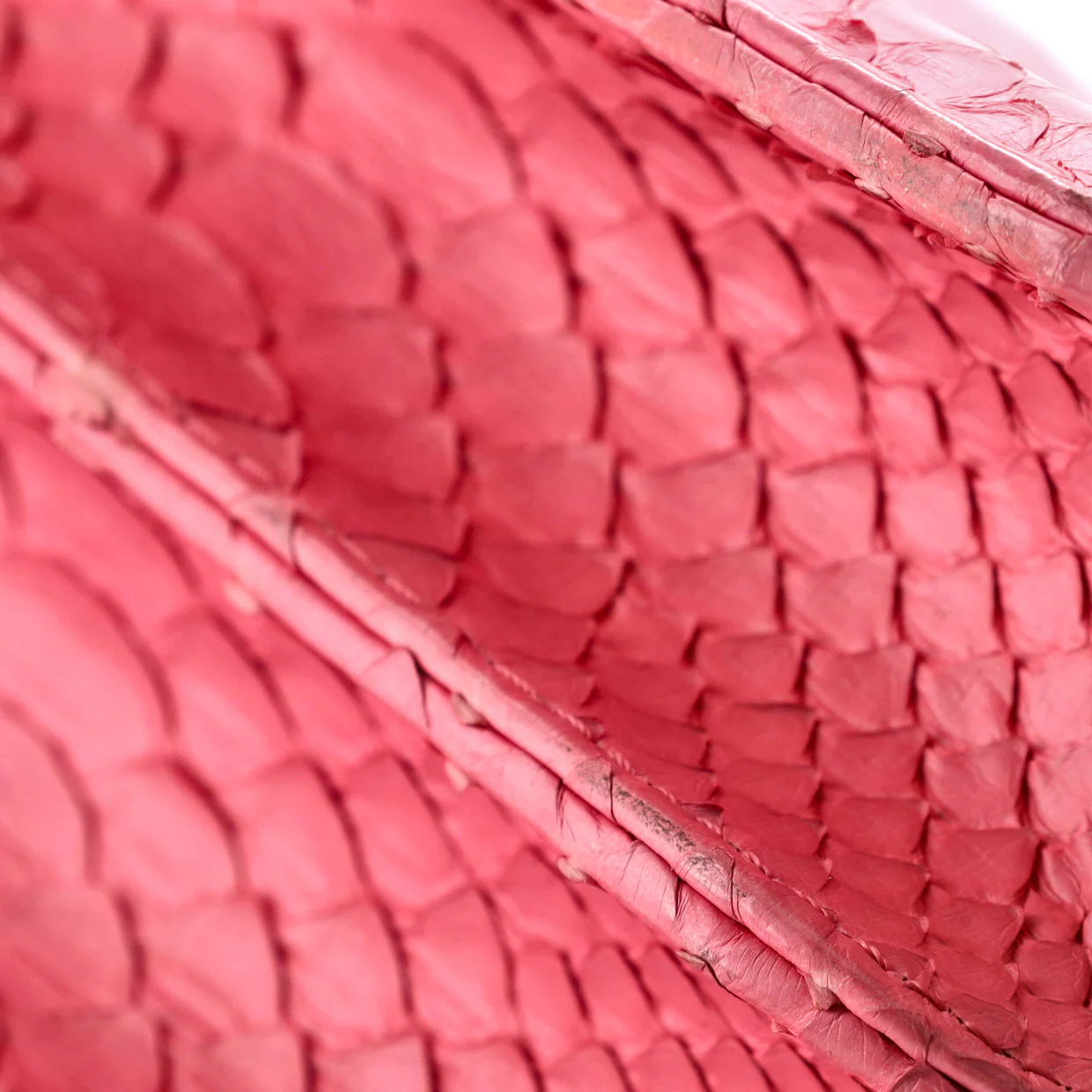 Braided Chic Flap Bag Python Small - Deep Luxury