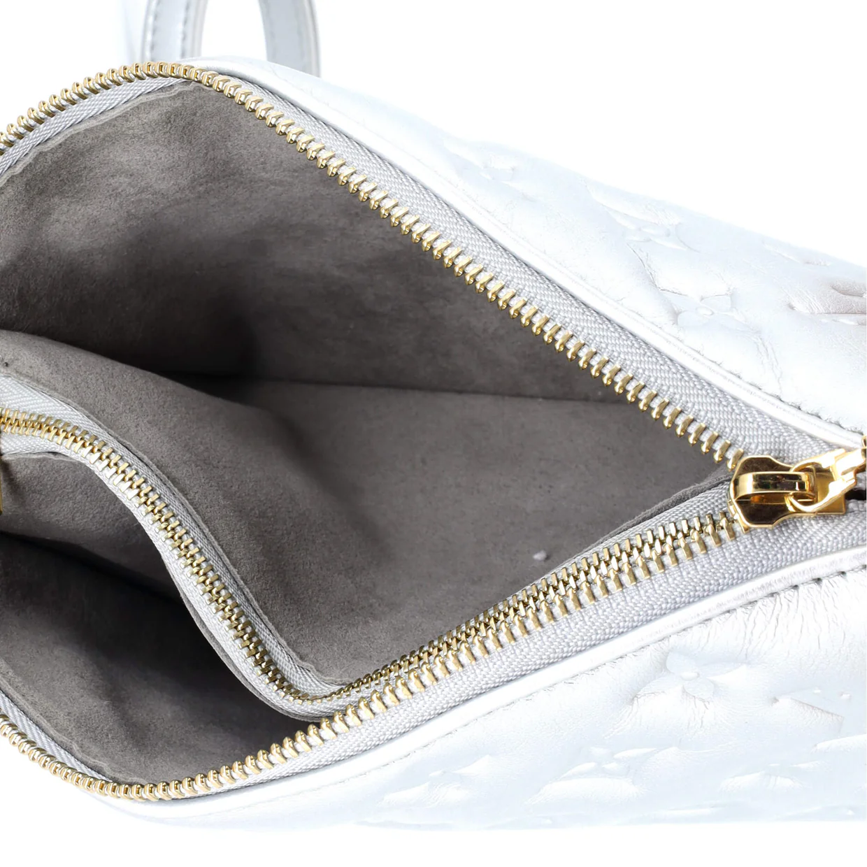 Coussin Bag Monogram Embossed Lambskin BB - Deep Luxury