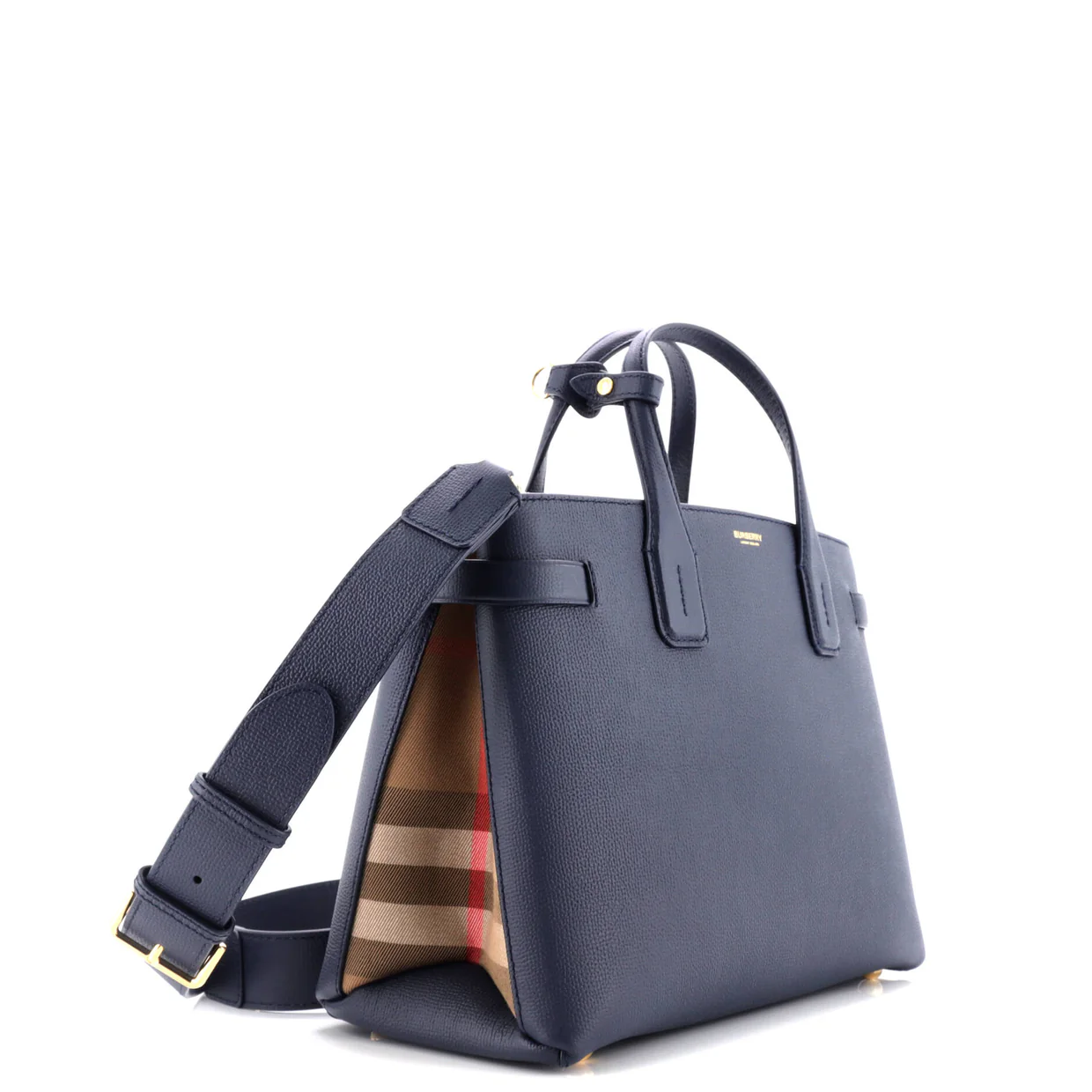 Banner Tote Leather Medium - Deep Luxury