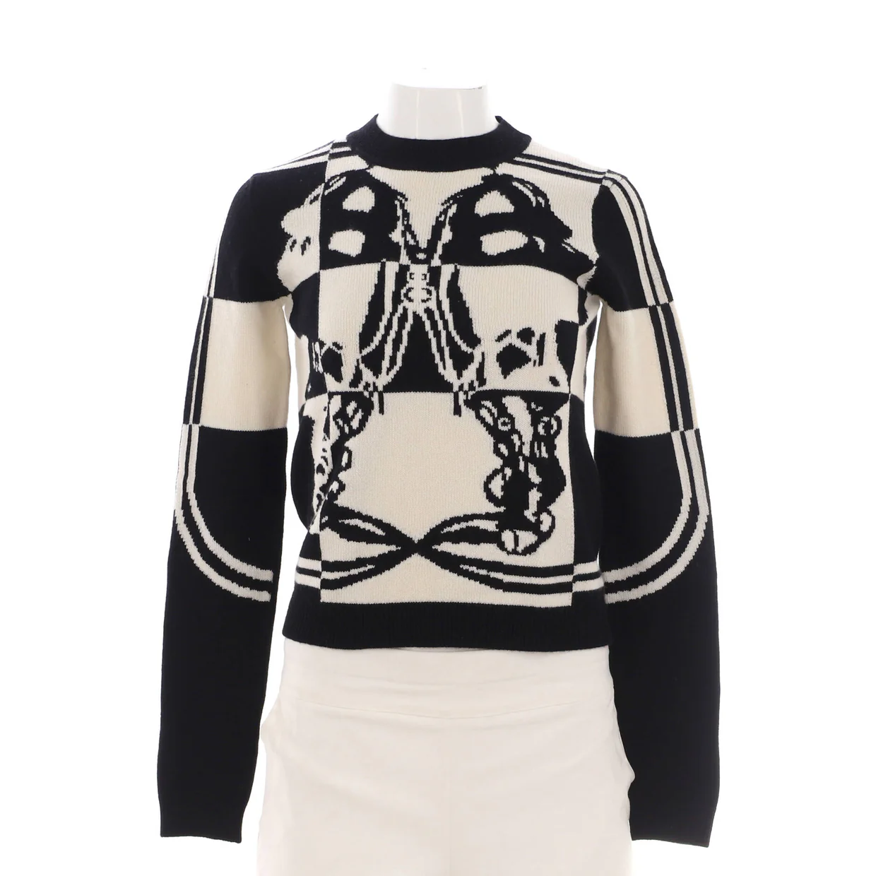 Women's Brides de Gala Crewneck Sweater Cashmere Blend - Deep Luxury