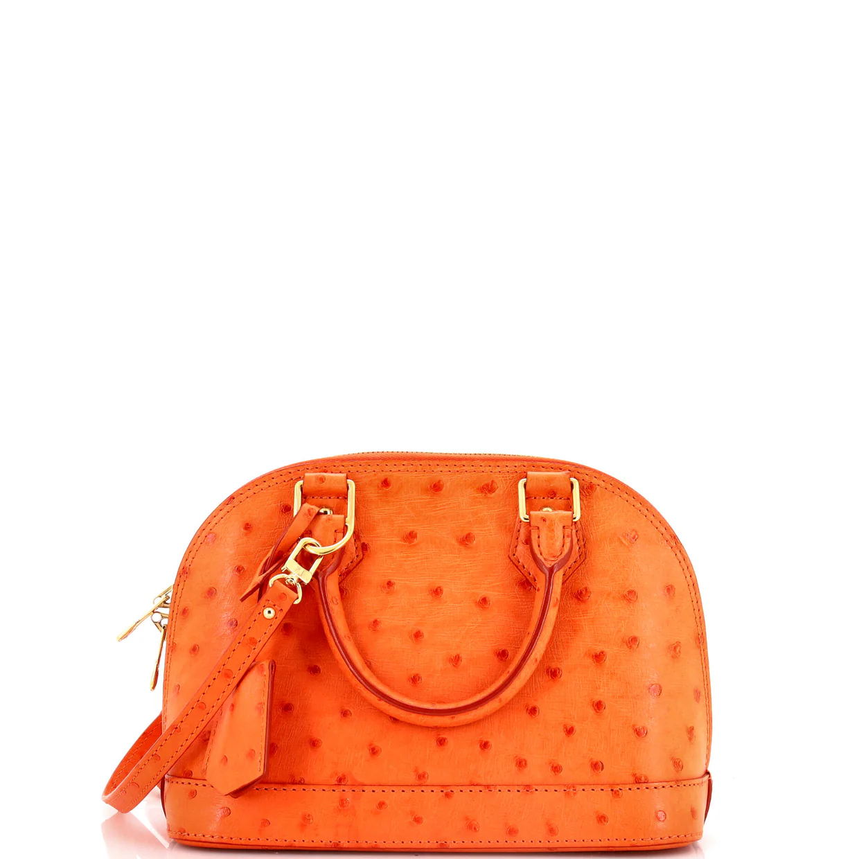 Alma Handbag Ostrich BB - Deep Luxury