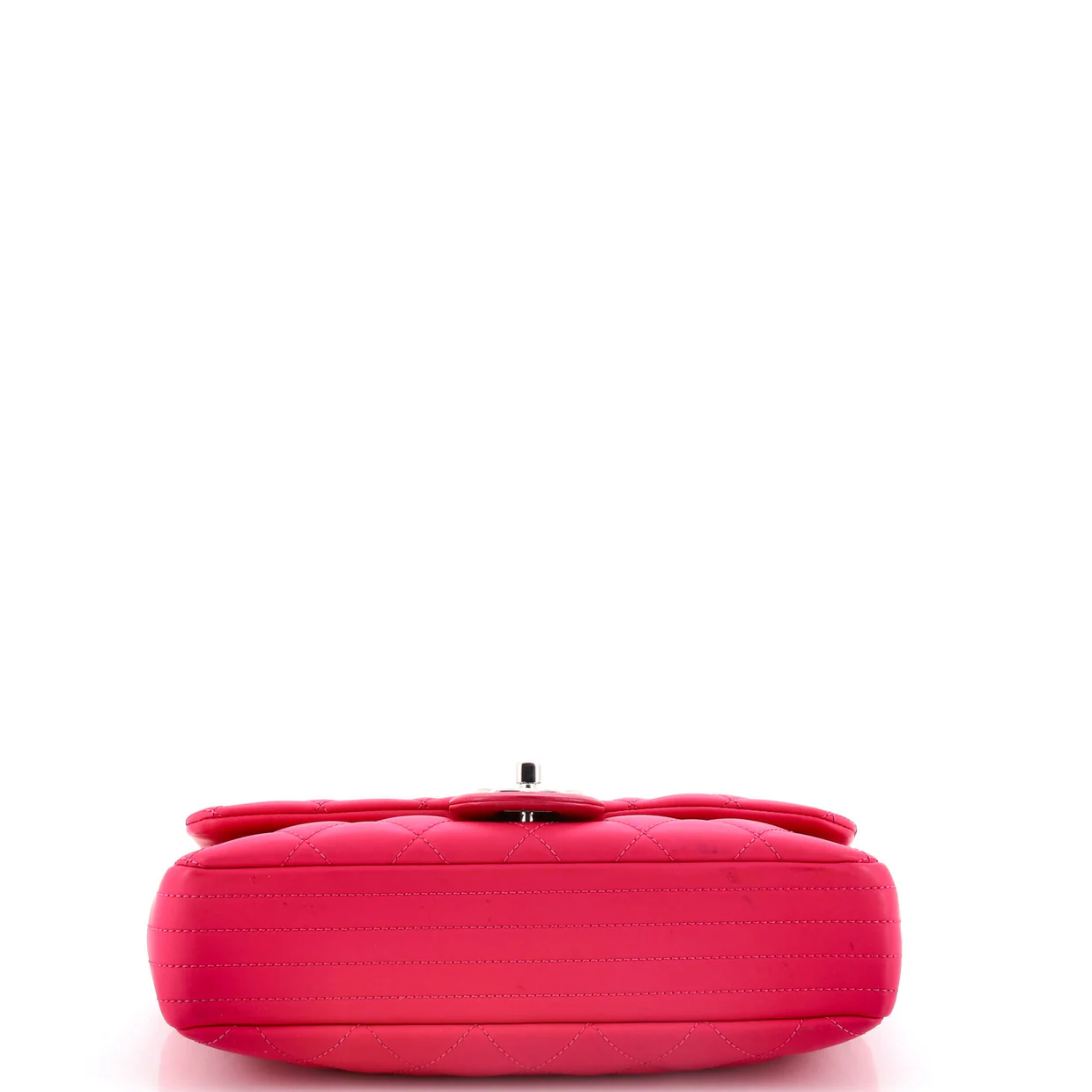 Coco Rain Flap Bag Quilted Rubberized Lambskin Medium - Deep Luxury