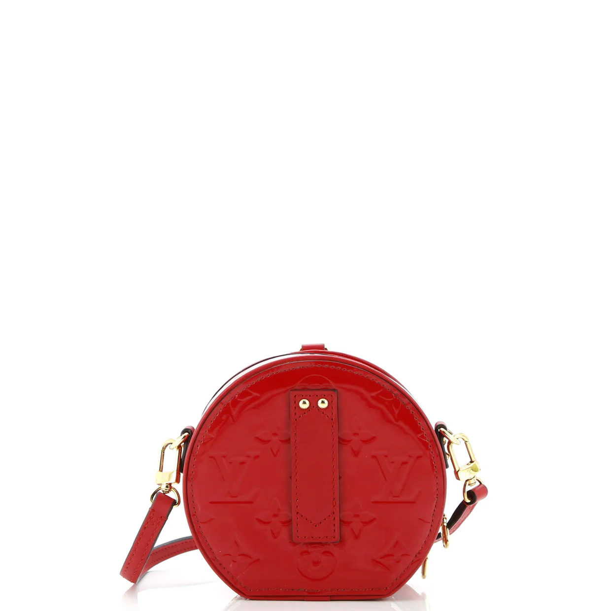 Mini Boite Chapeau Bag Monogram Vernis - Deep Luxury