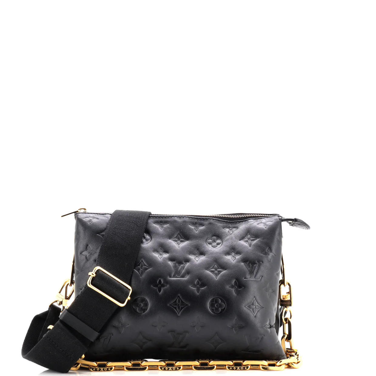 Coussin Bag Monogram Embossed Lambskin PM - Deep Luxury