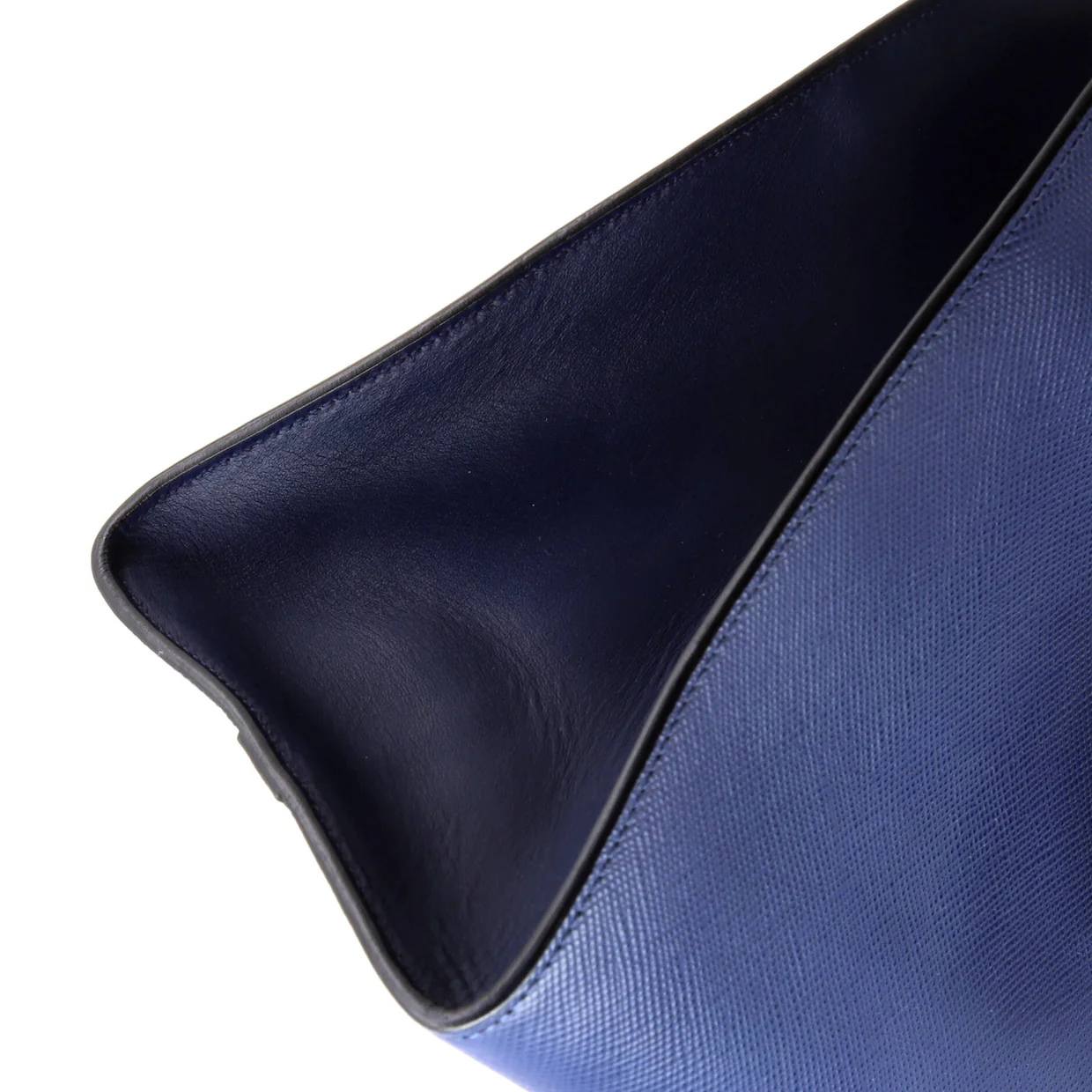 Monochrome Tote Saffiano with City Calf Medium - Deep Luxury