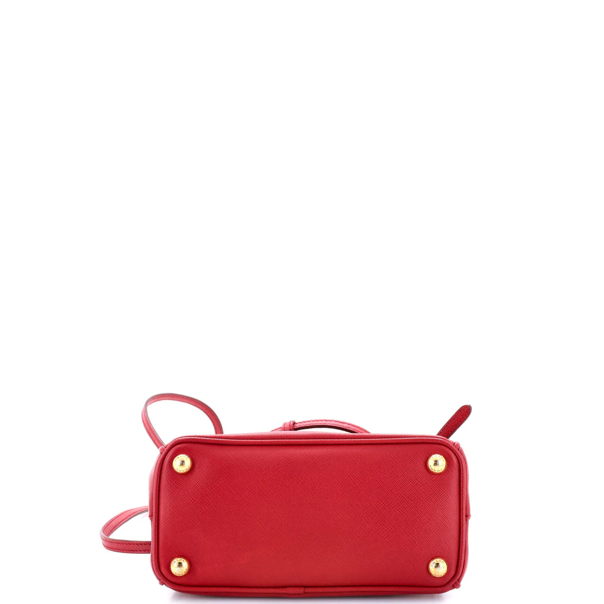 Galleria Double Zip Tote Saffiano Leather Mini - Deep Luxury