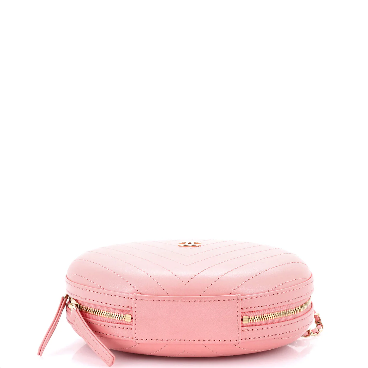 La Pausa Evening Bag Chevron Leather - Deep Luxury