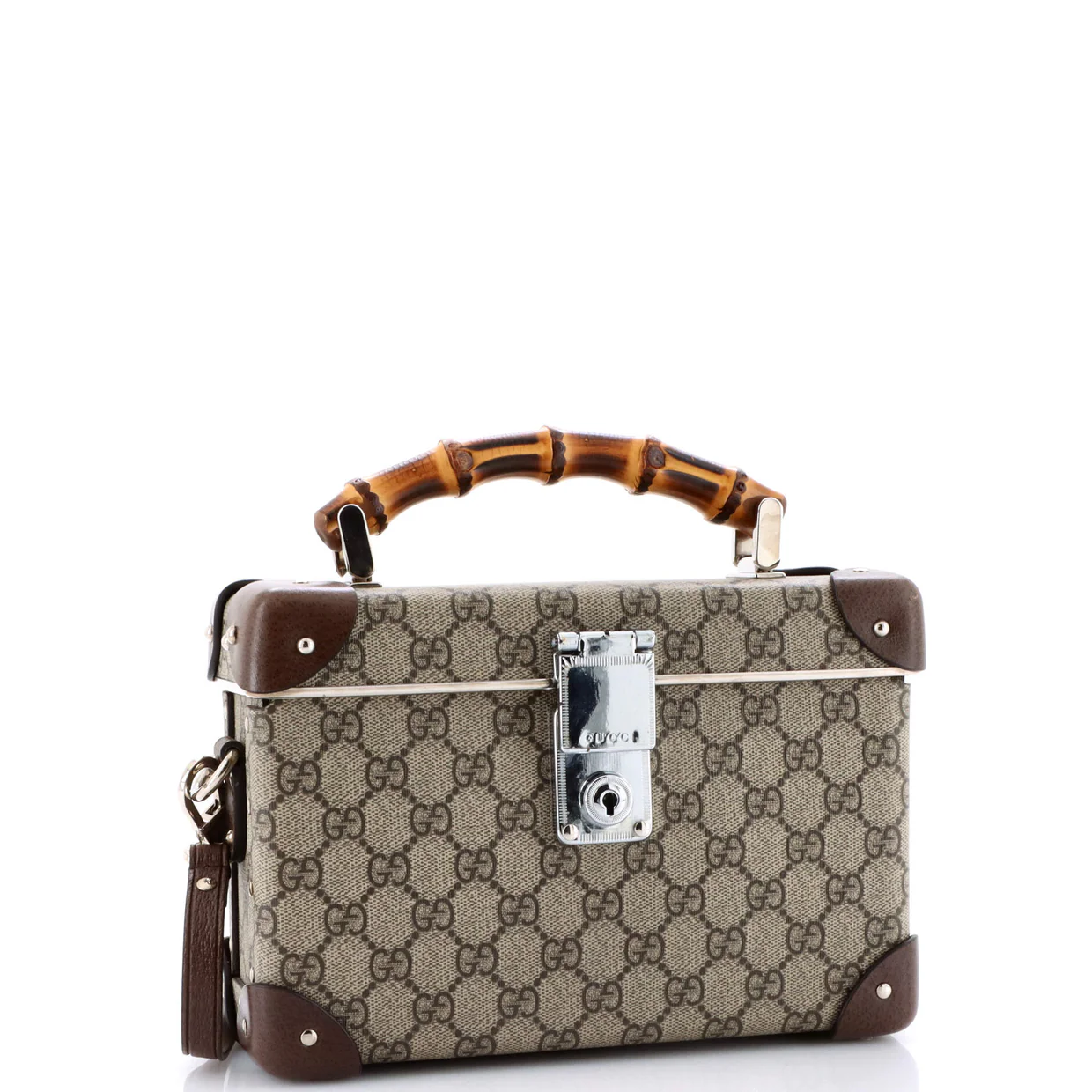 Bamboo Globe-Trotter Vanity Case GG Coated Canvas - Deep Luxury