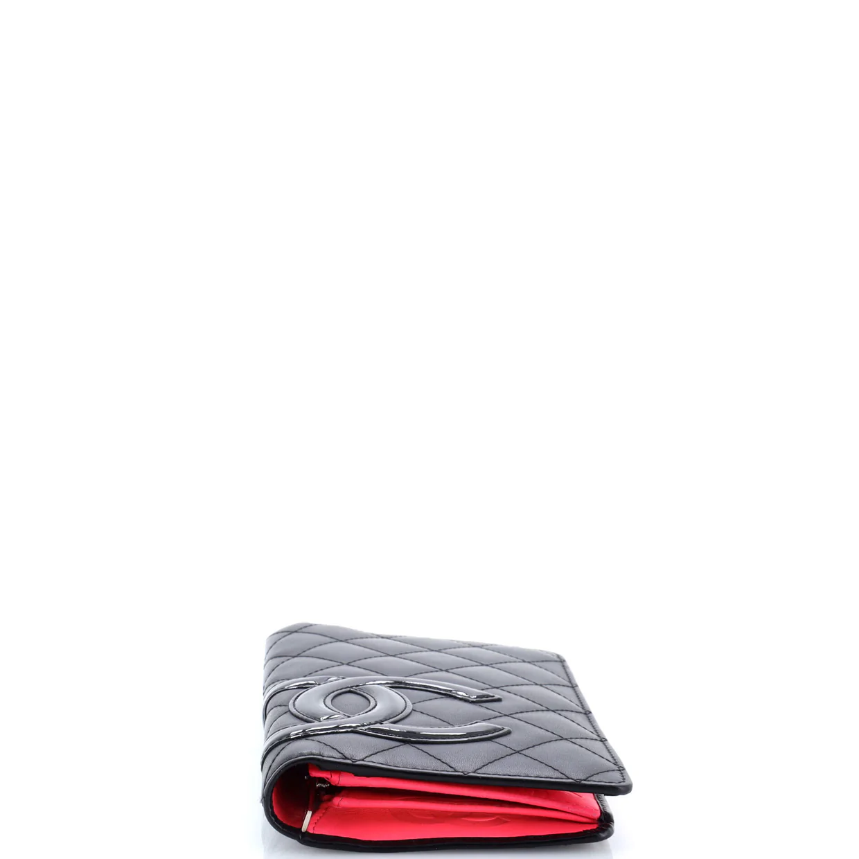 Cambon Bifold Wallet Quilted Lambskin Long - Deep Luxury