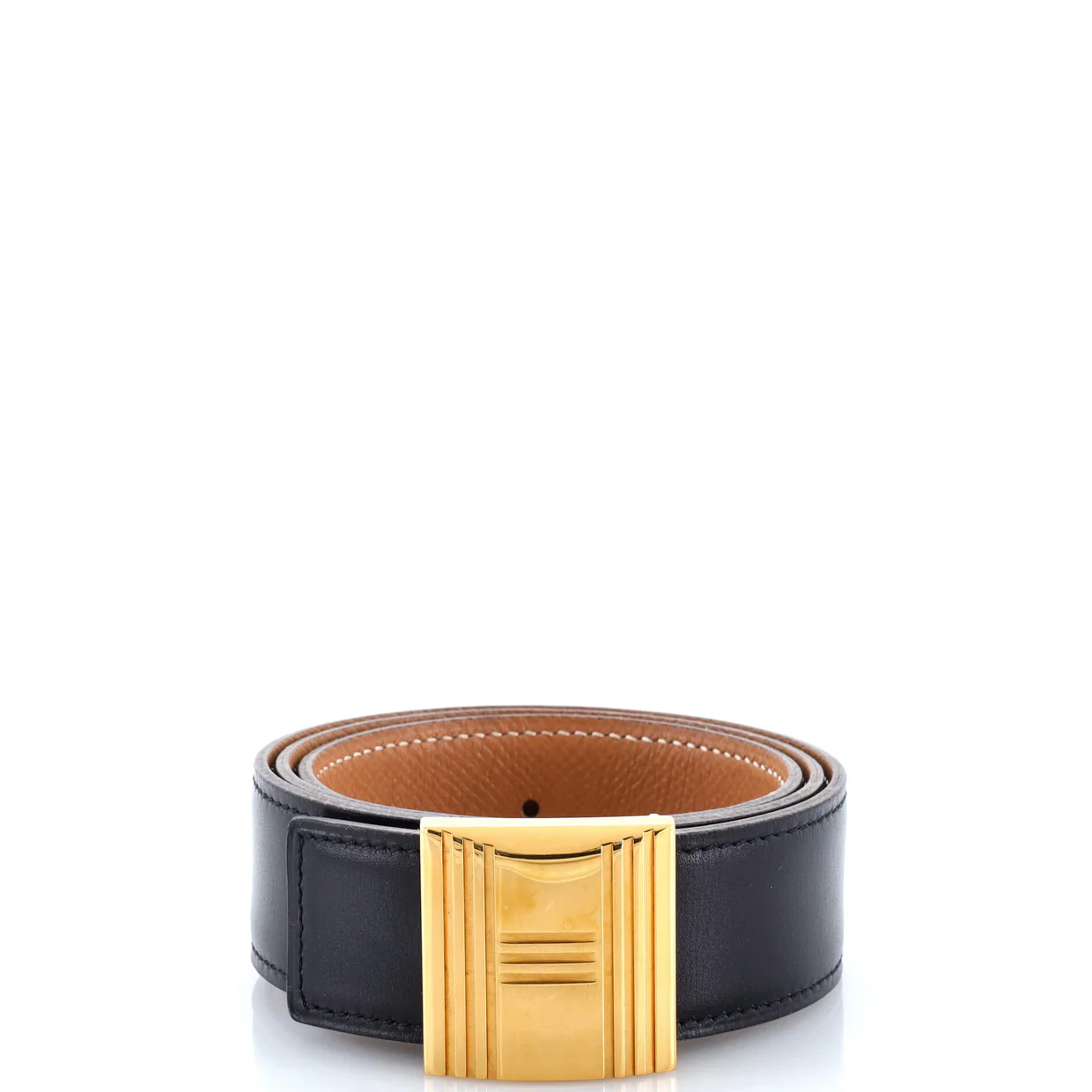Cadena Reversible Belt Leather Medium - Deep Luxury