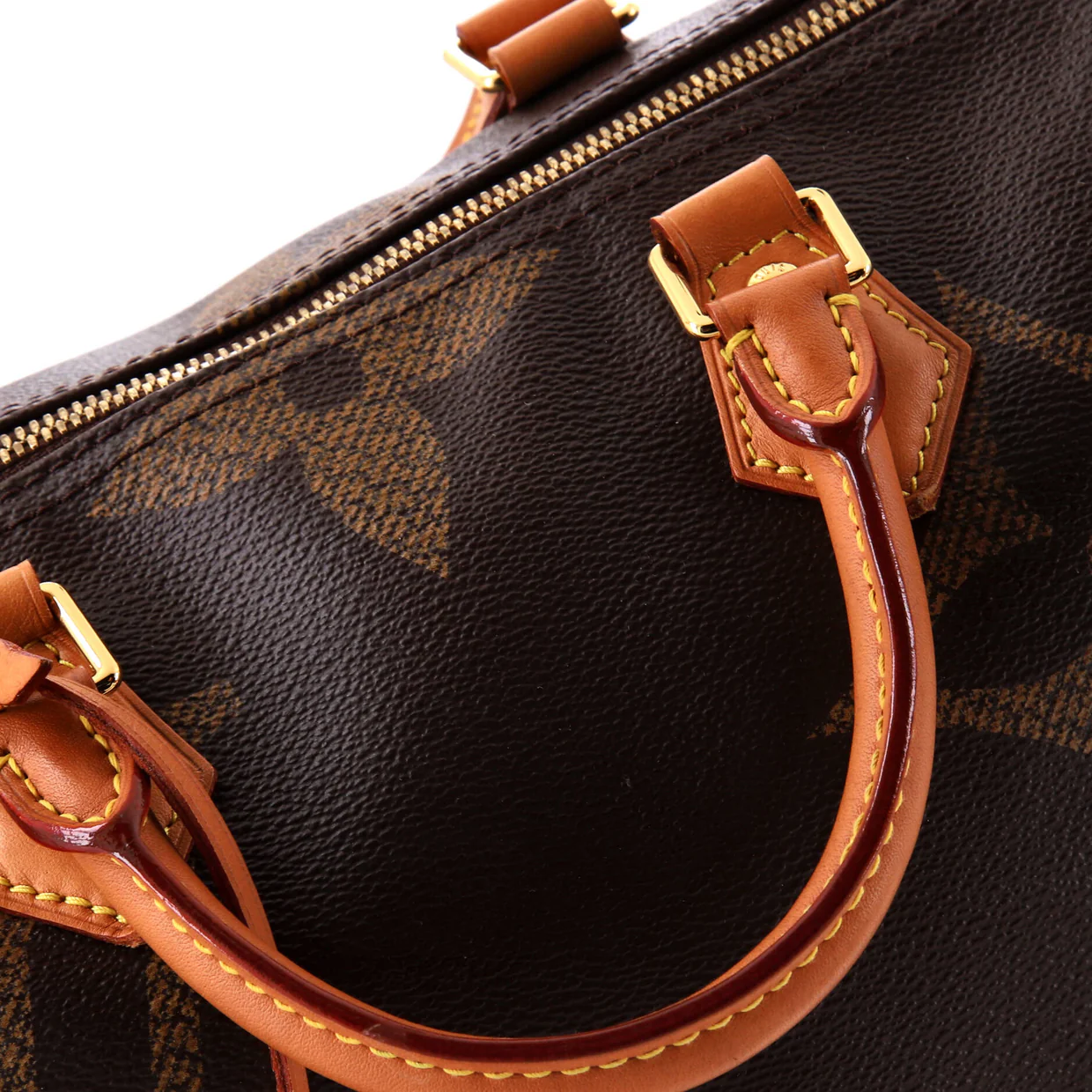 Speedy Bandouliere Bag Reverse Monogram Giant 30 - Deep Luxury