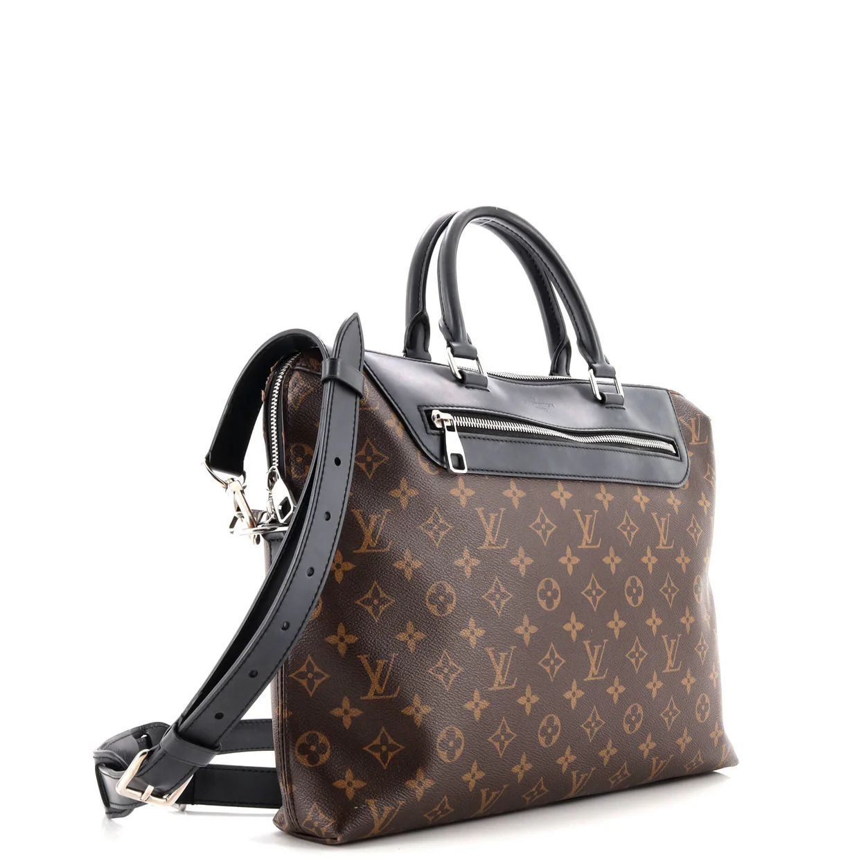 Porte-Documents Jour NM Bag Macassar Monogram Canvas - Deep Luxury