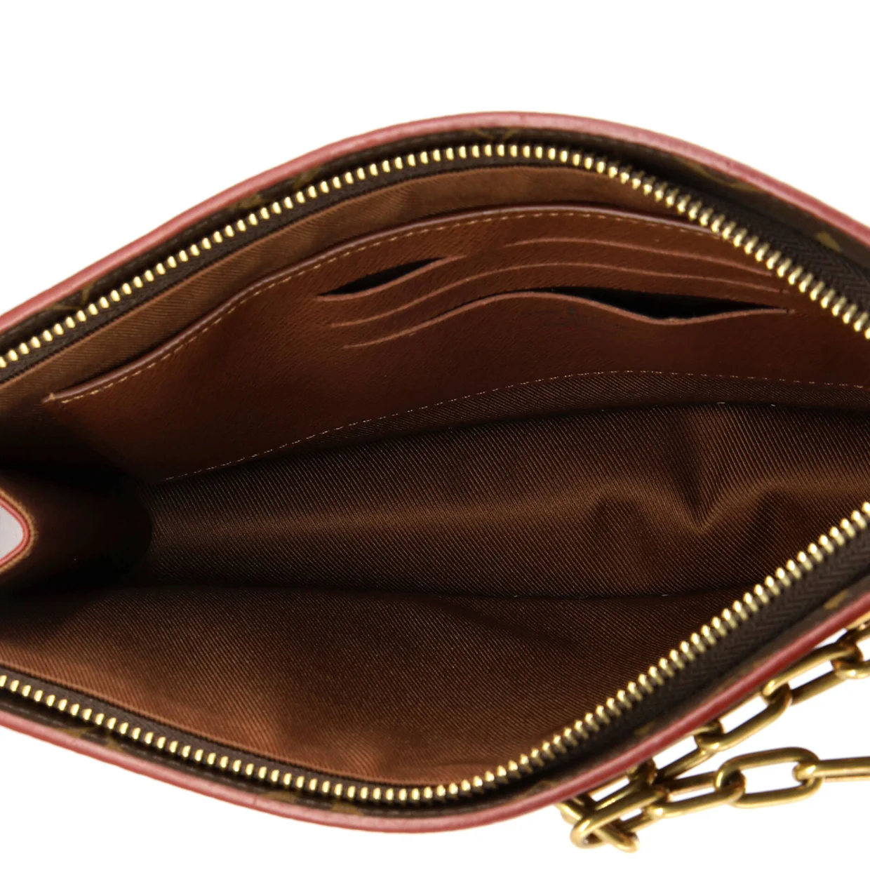 Legacy Chain Clutch Monogram Canvas - Deep Luxury