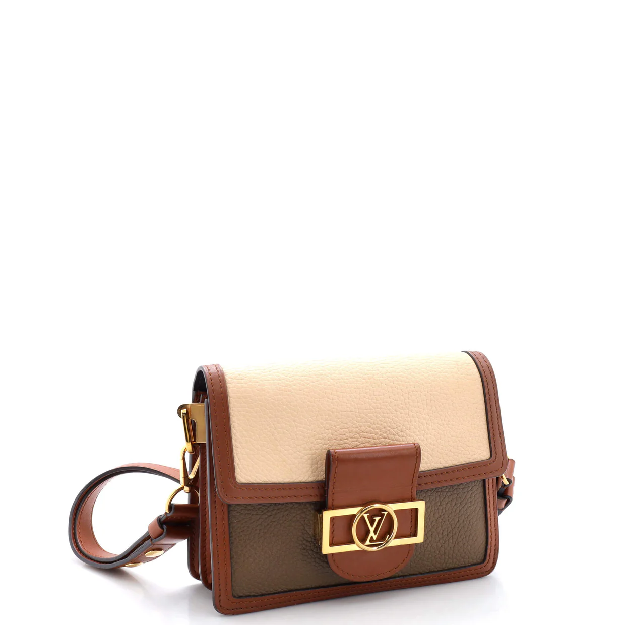 Dauphine Shoulder Bag Taurillon Leather Mini - Deep Luxury