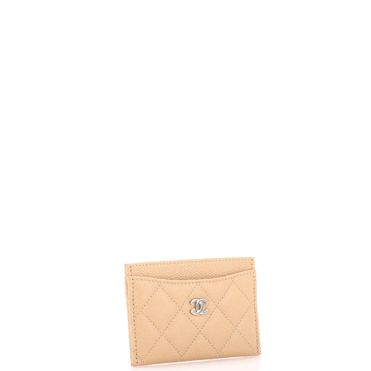 Classic Card Holder Quilted Caviar - Deep Luxury