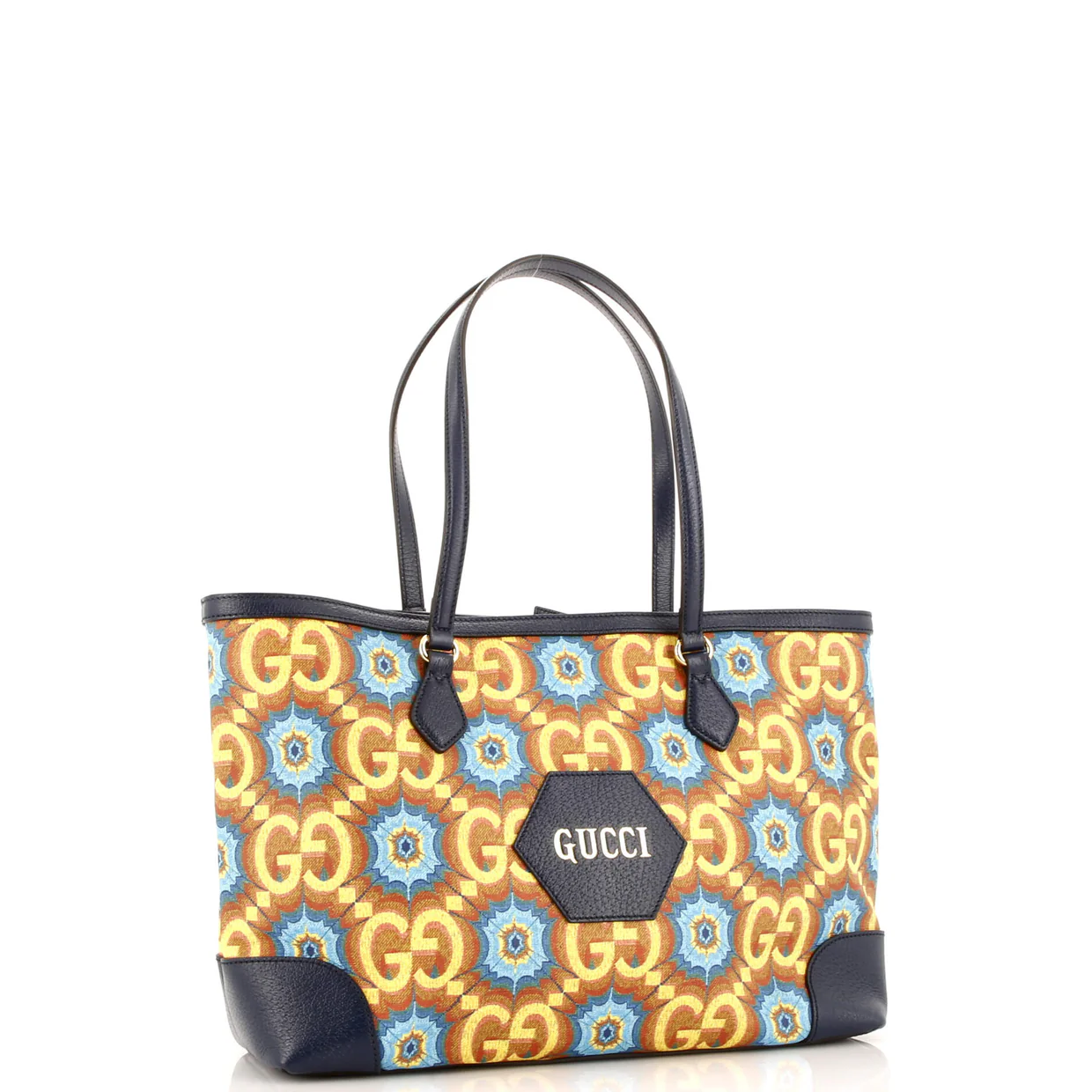 100 Ophidia Shopping Tote Limited Edition Coated Canvas Medium - Deep Luxury