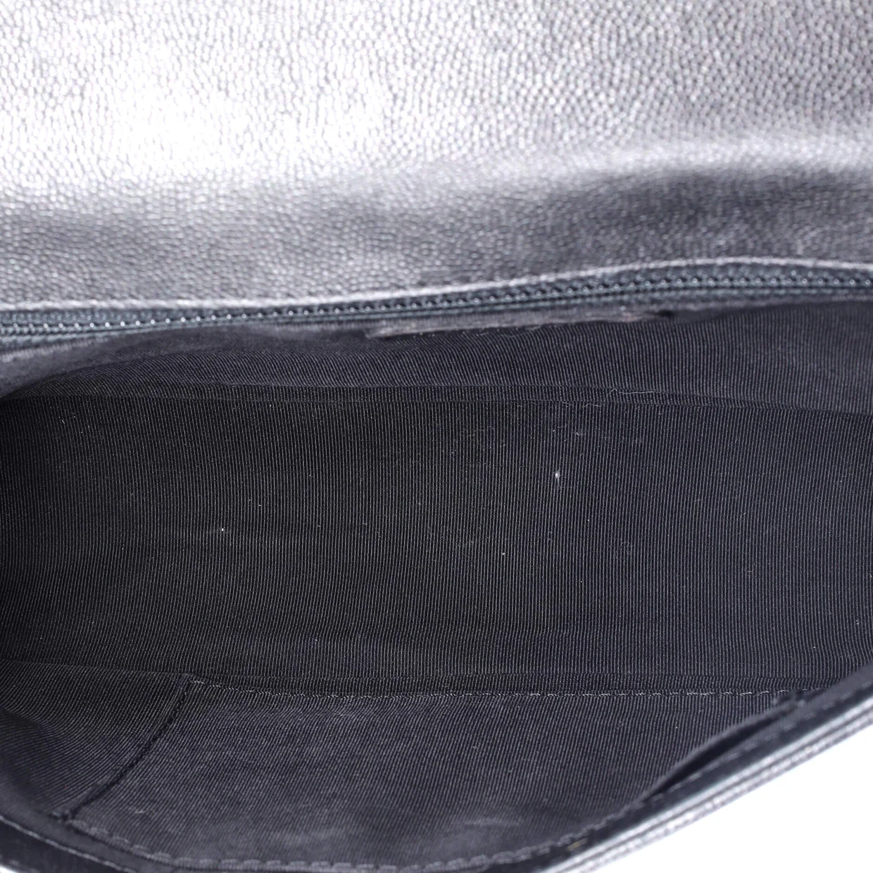 So Black Boy Flap Bag Quilted Caviar New Medium - Deep Luxury