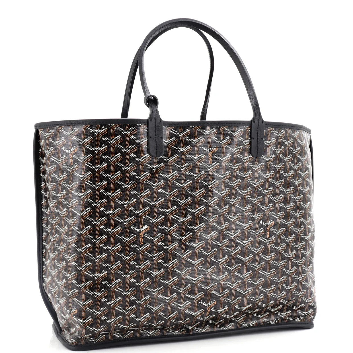 Anjou Reversible Tote Coated Canvas PM - Deep Luxury