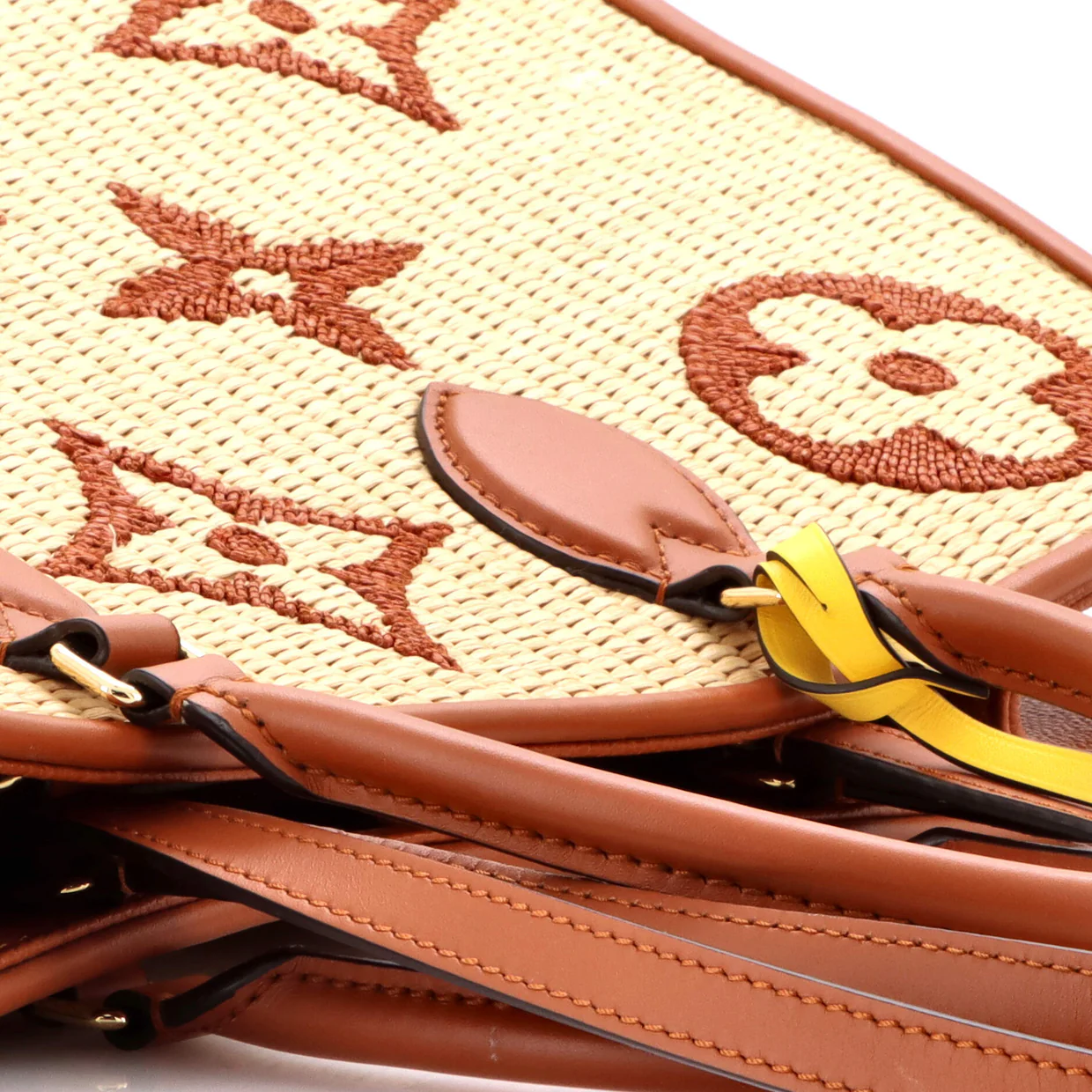 OnTheGo Tote Monogram Giant Raffia GM - Deep Luxury