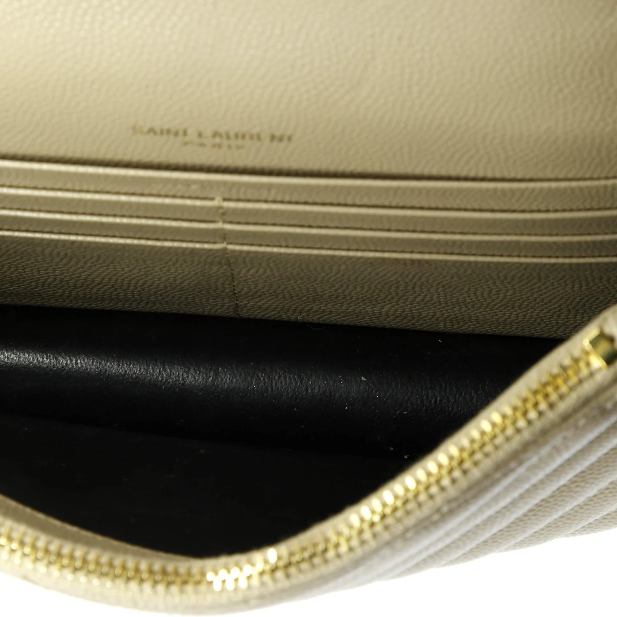 Classic Monogram Wallet on Chain Matelasse Chevron Leather Small - Deep Luxury