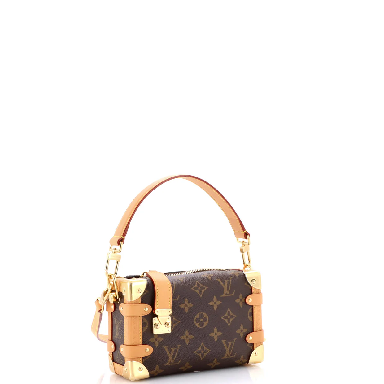 Side Trunk Handbag Monogram Canvas PM - Deep Luxury