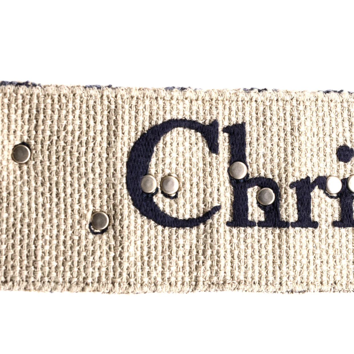 Shoulder Strap Embellished Oblique Canvas - Deep Luxury