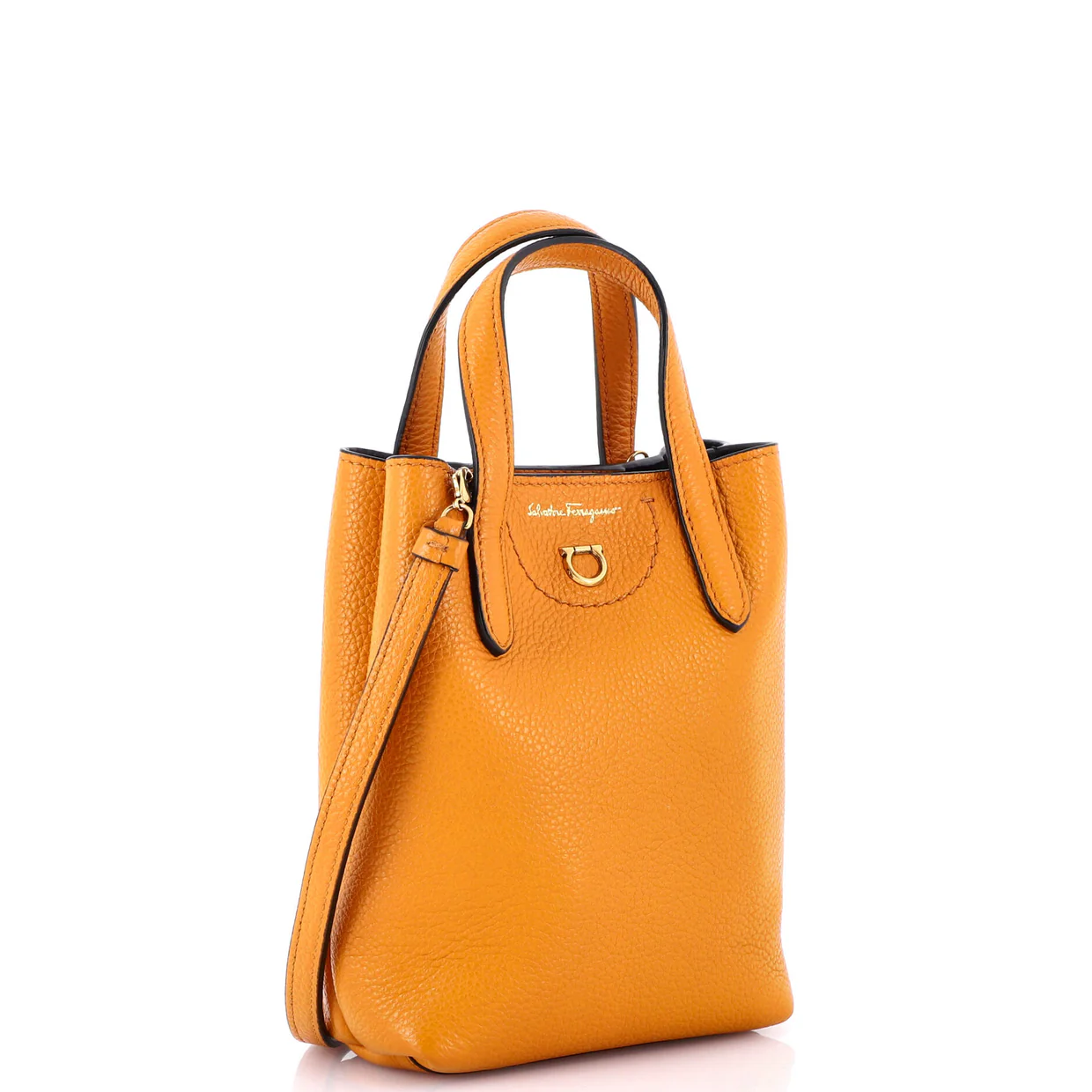 Gancini Tote Leather Mini - Deep Luxury