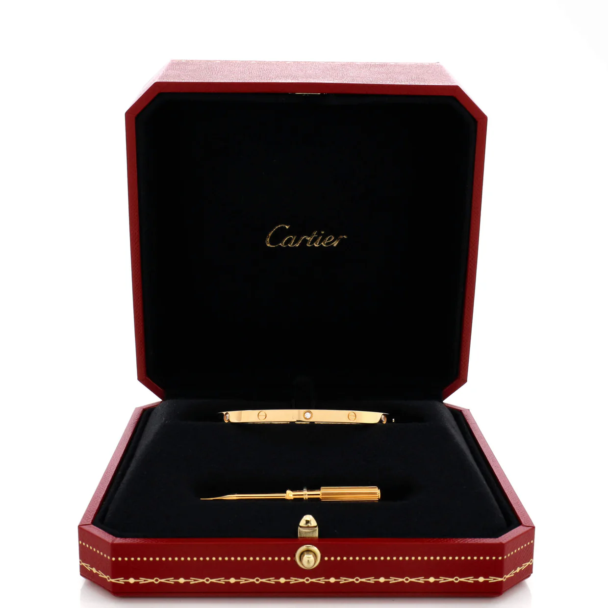 Love 6 Diamond Bracelet 18K Yellow Gold and Diamonds Small - Deep Luxury