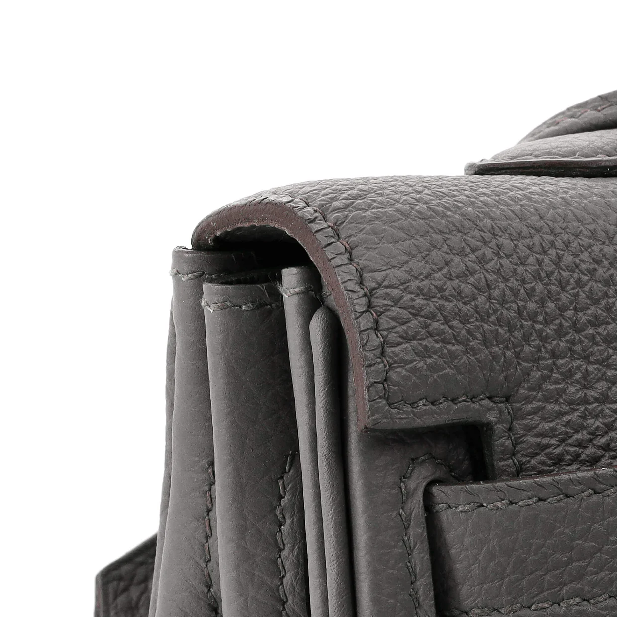 Kelly Handbag Grey Togo with Palladium Hardware 35 - Deep Luxury