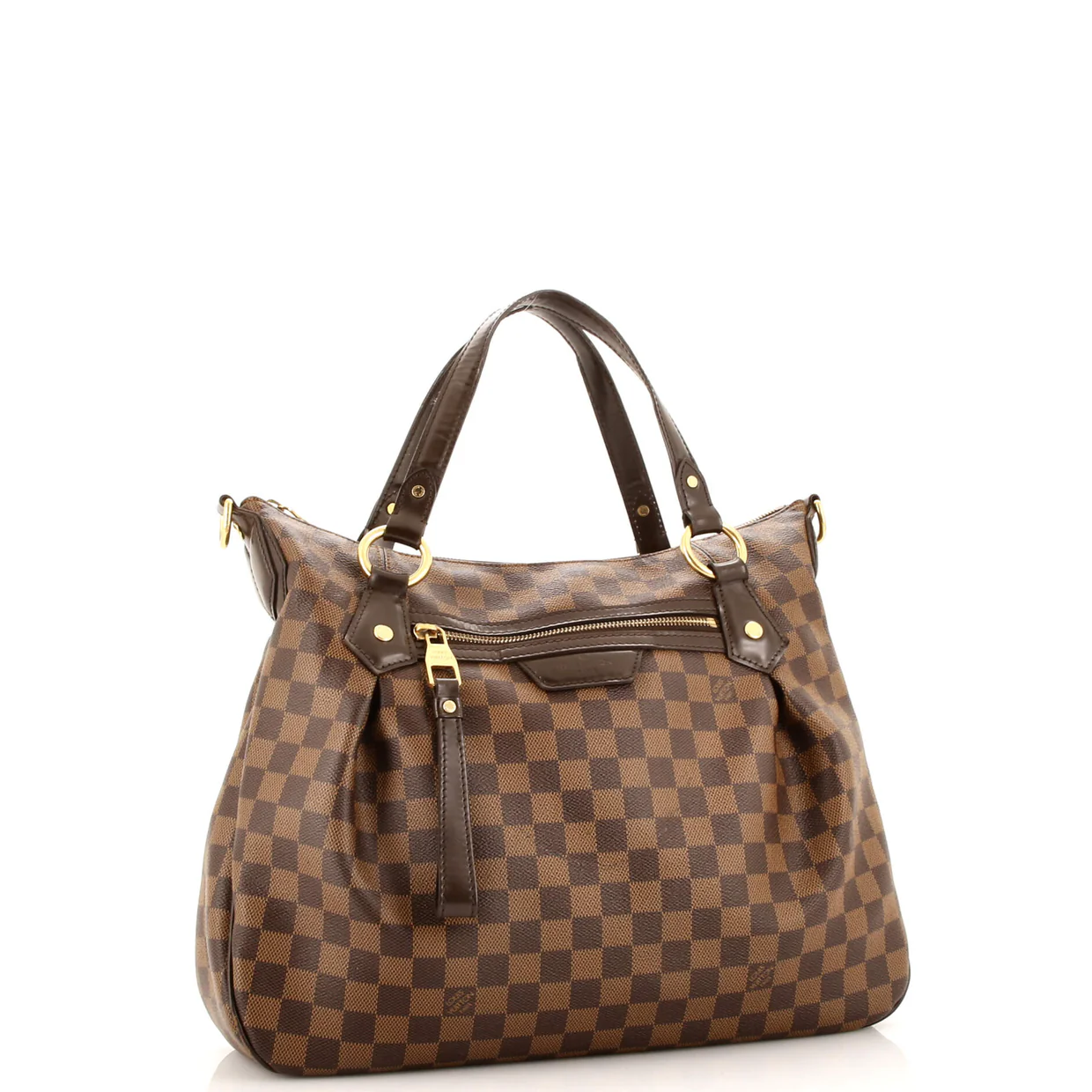 Evora Handbag Damier MM - Deep Luxury