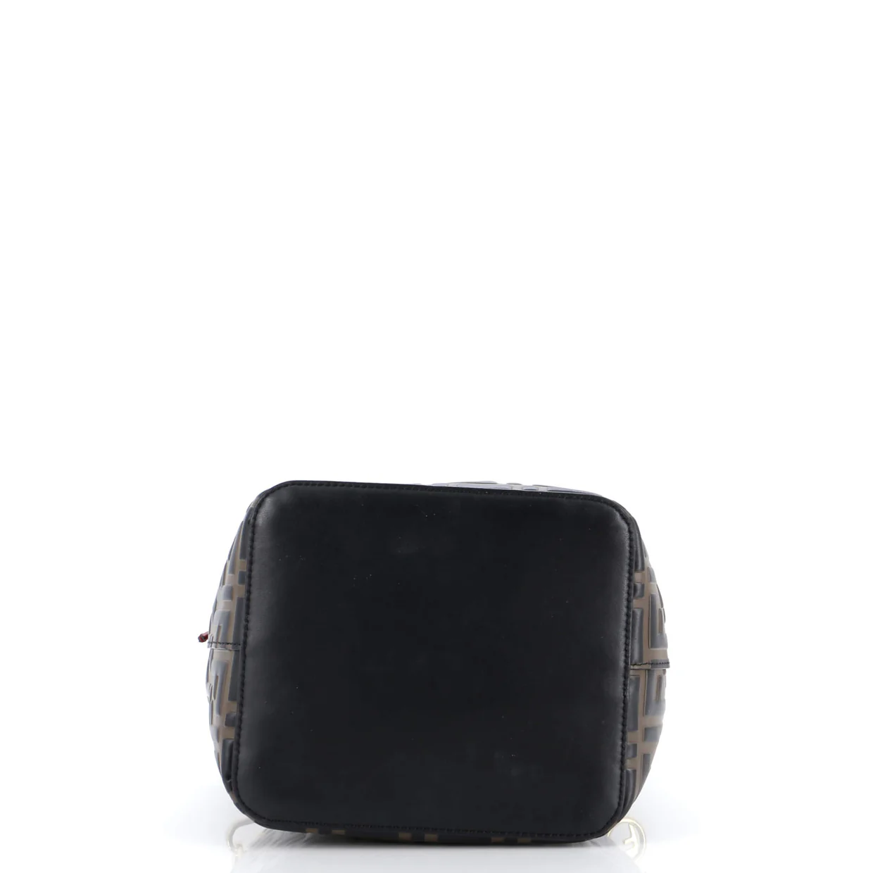 Mon Tresor Bucket Bag Zucca Embossed Leather Small - Deep Luxury