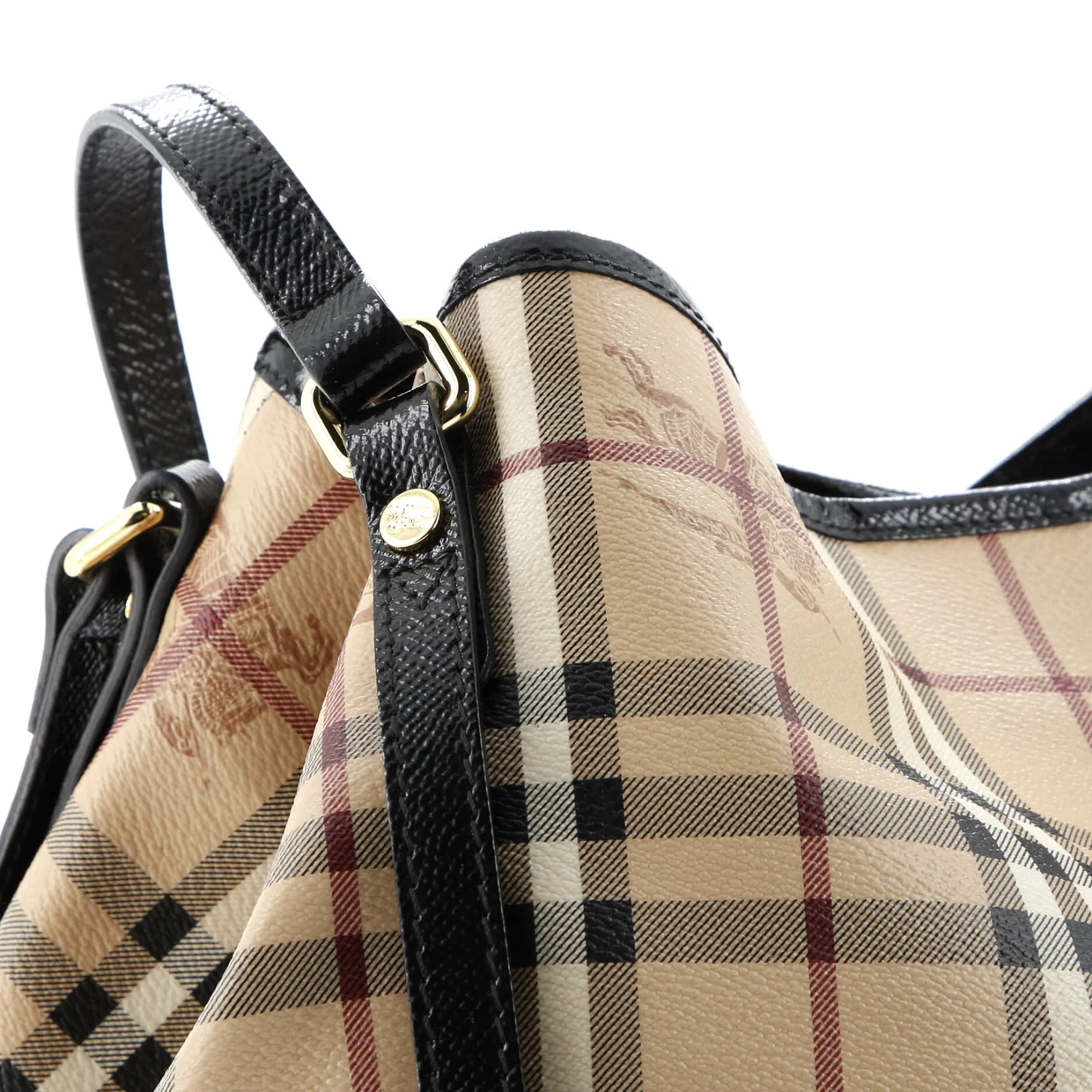 Canterbury Tote Haymarket Coated Canvas Small - Deep Luxury