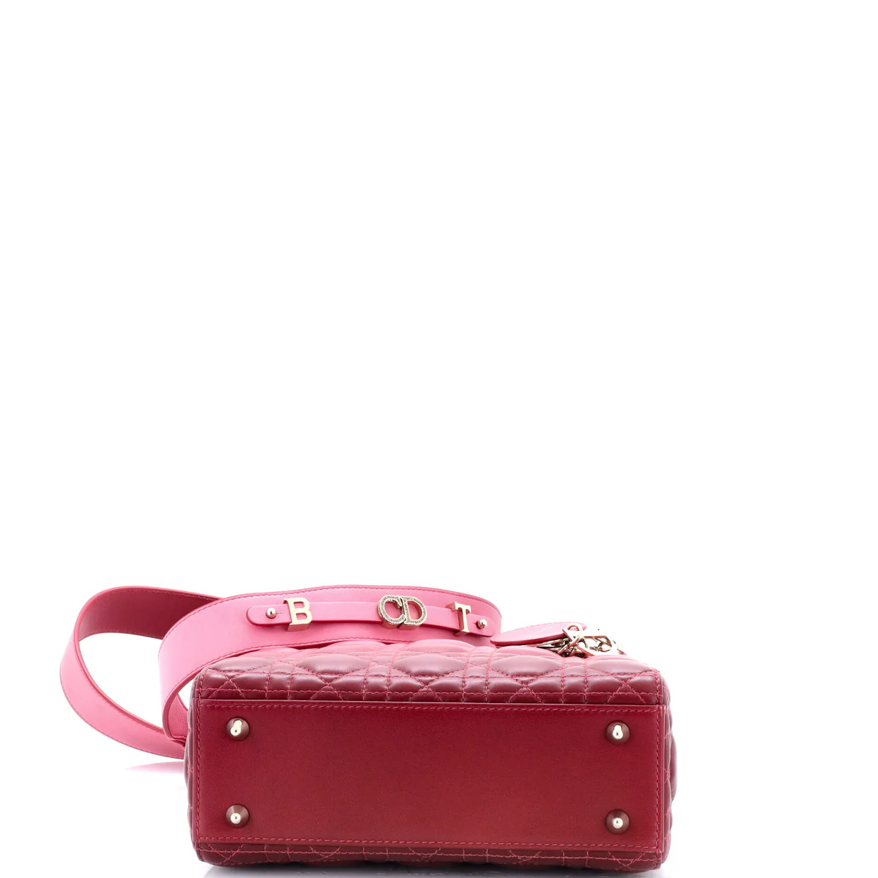 My ABCDior Lady Dior Bag Cannage Quilt Gradient Lambskin Small - Deep Luxury