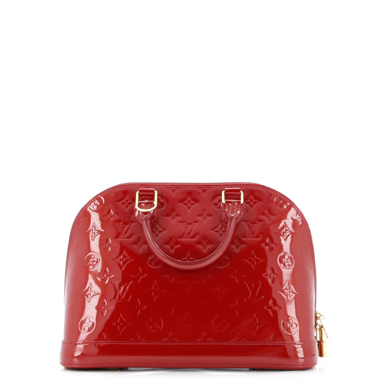 Alma Handbag Monogram Vernis PM - Deep Luxury