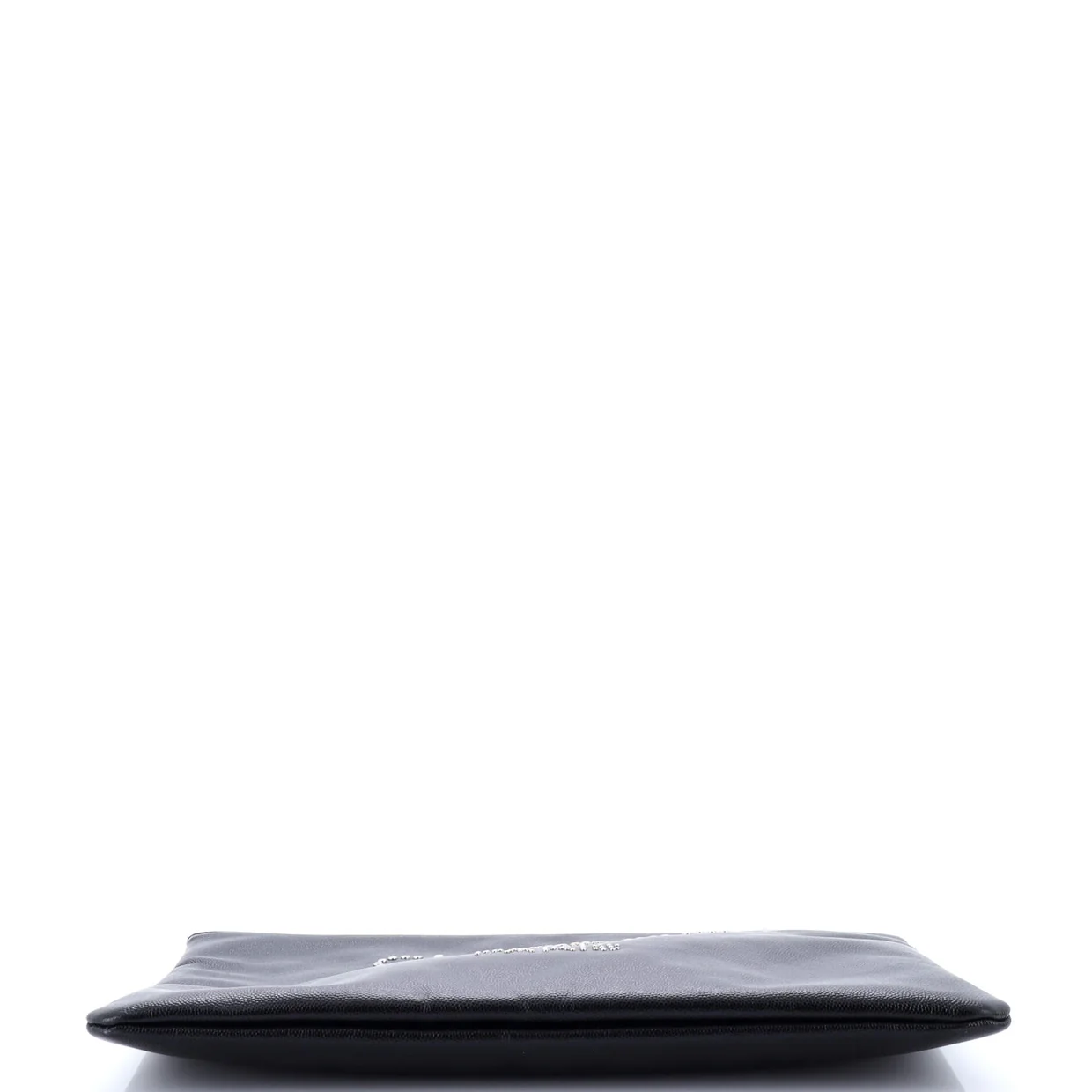 Deauville Pouch Studded Caviar Large - Deep Luxury