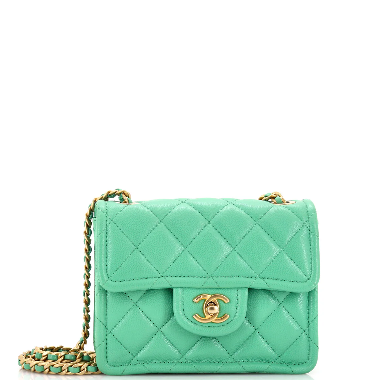 Sweet Classic Flap Bag Quilted Caviar Mini - Deep Luxury