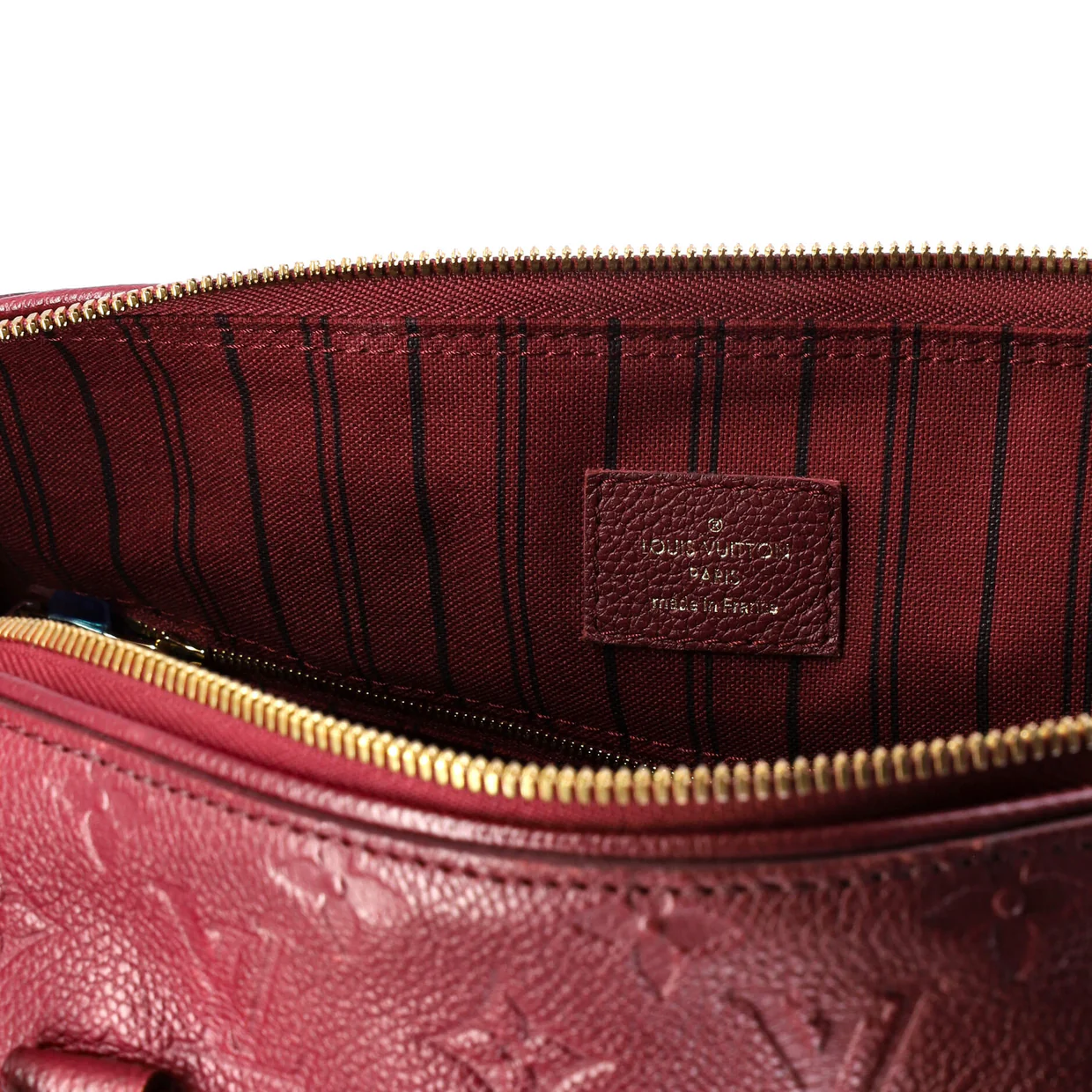 Speedy Bandouliere Bag Monogram Empreinte Leather 30 - Deep Luxury