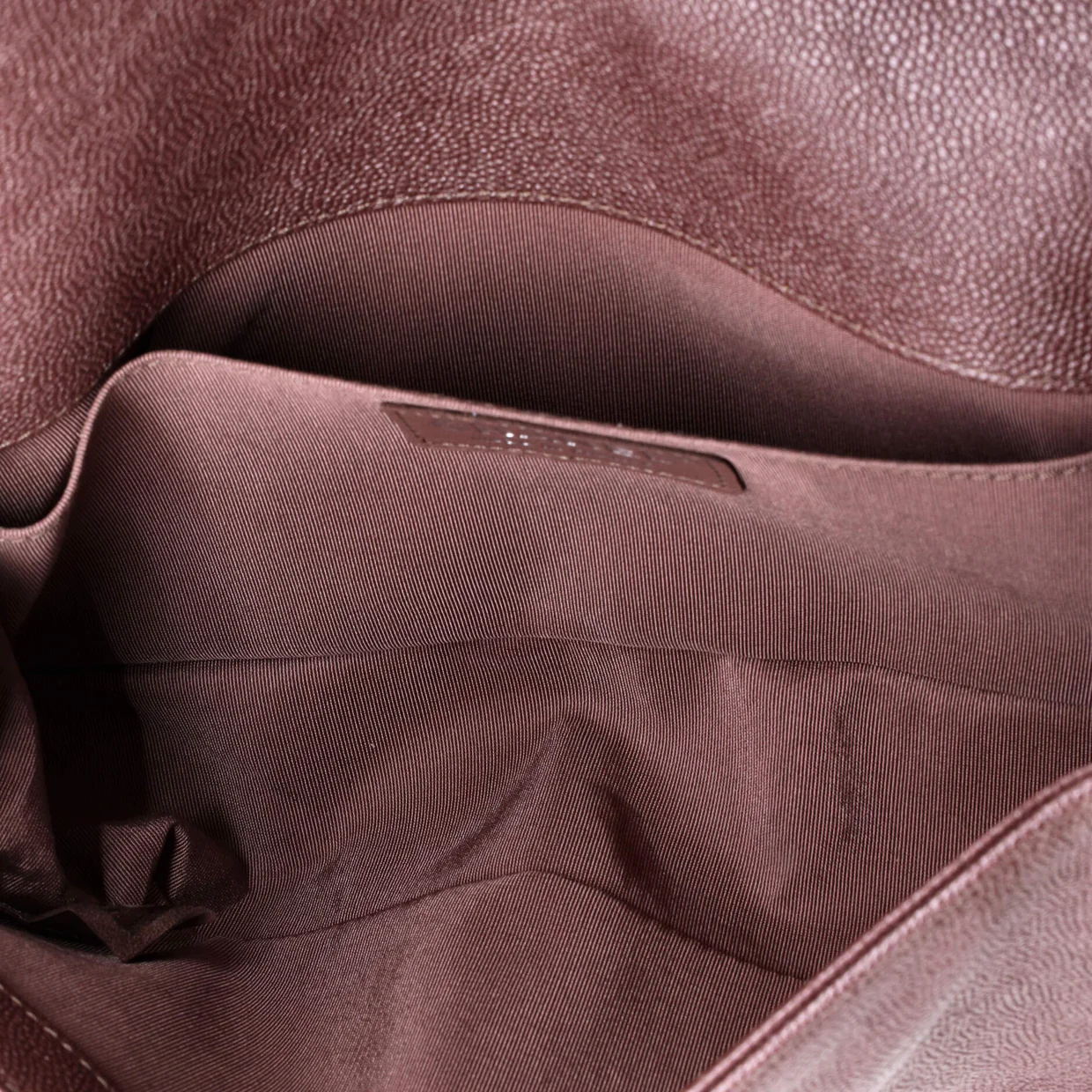 Boy Flap Bag Chevron Caviar Old Medium - Deep Luxury