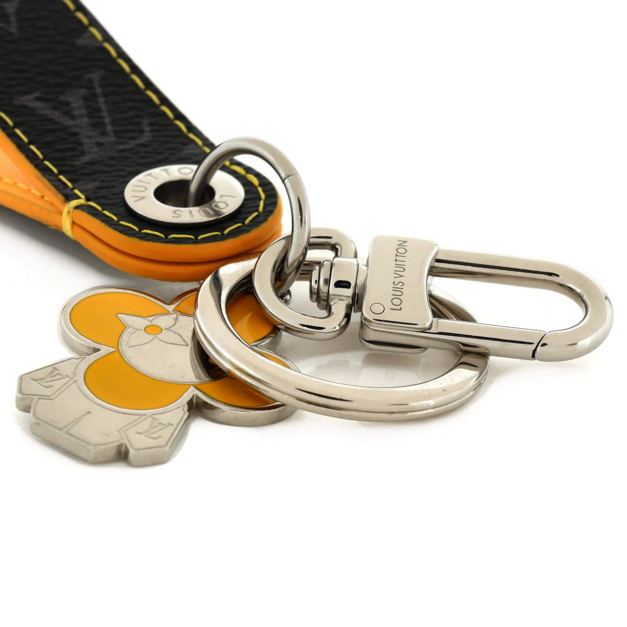 Vivienne Dragon Bag Charm and Key Holder Monogram Canvas and Leather - Deep Luxury